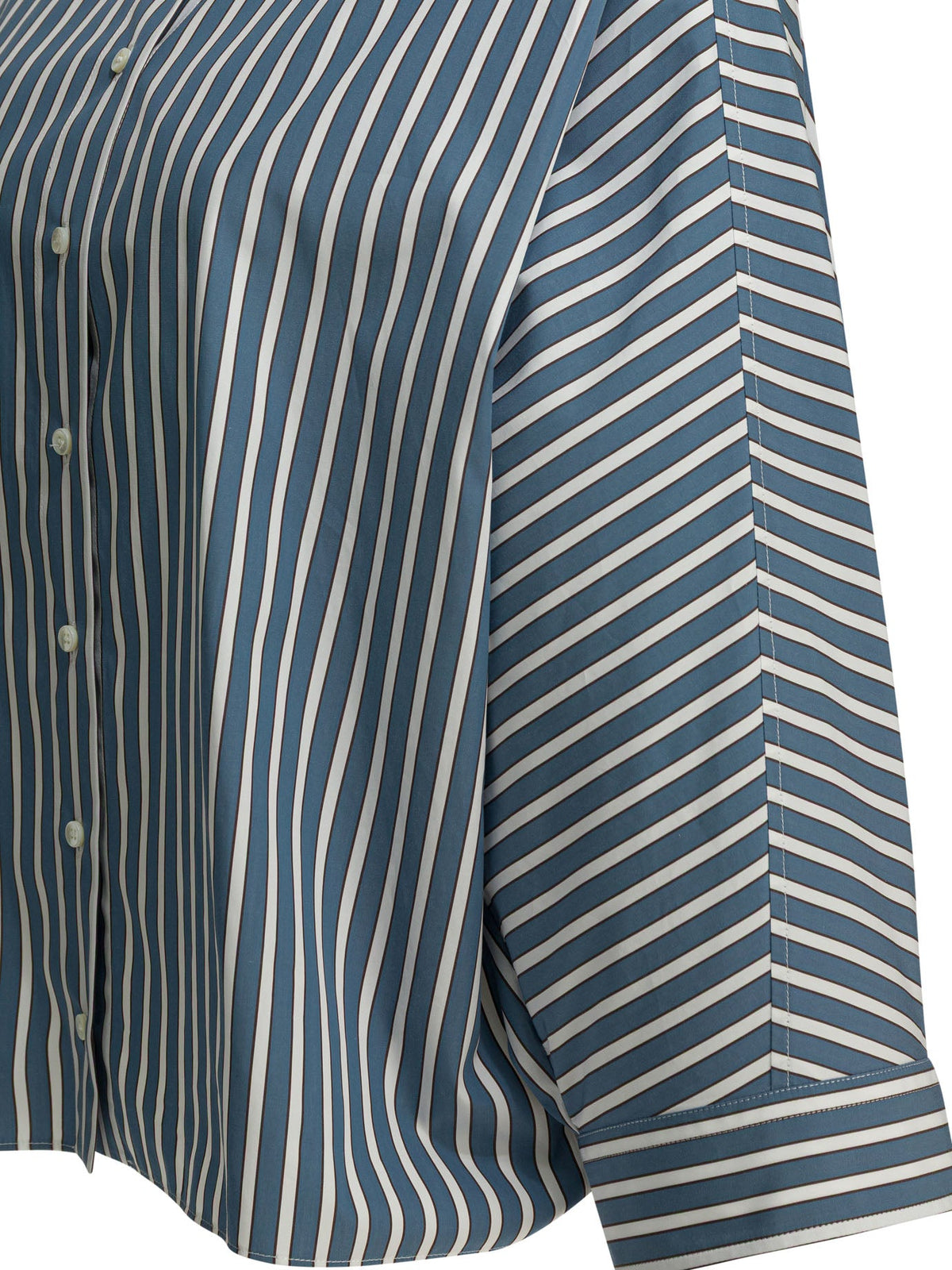 Brunello Cucinelli Cotton Striped Shirt