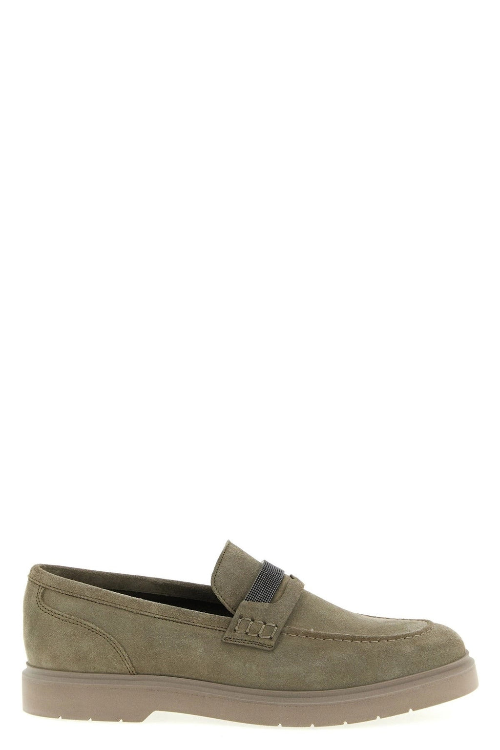Brunello Cucinelli Suede Leather Loafers