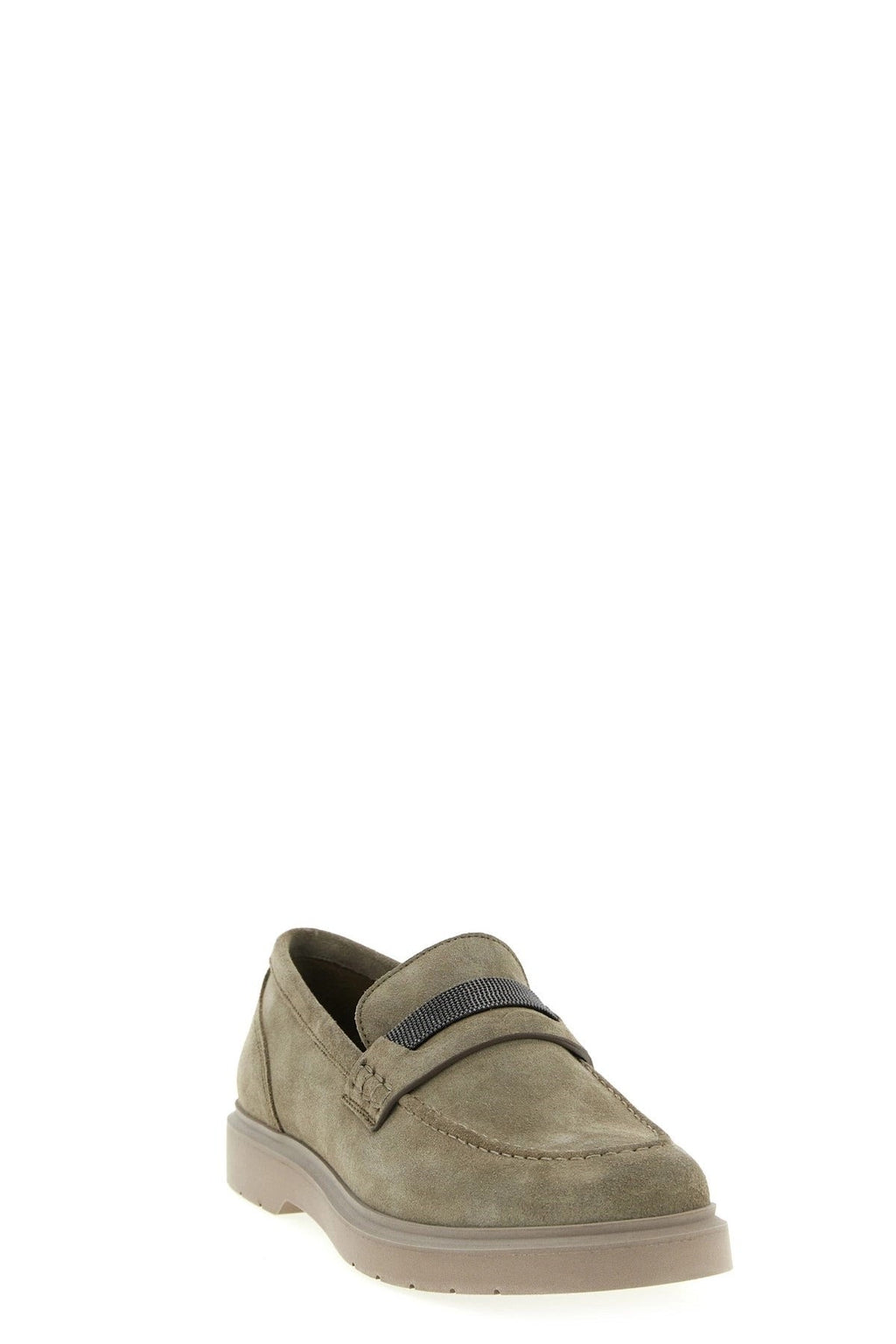 Brunello Cucinelli Suede Leather Loafers