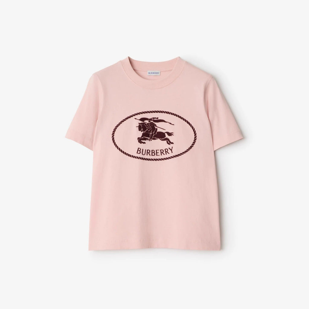 Burberry Knight Stamp Cotton T-shirt