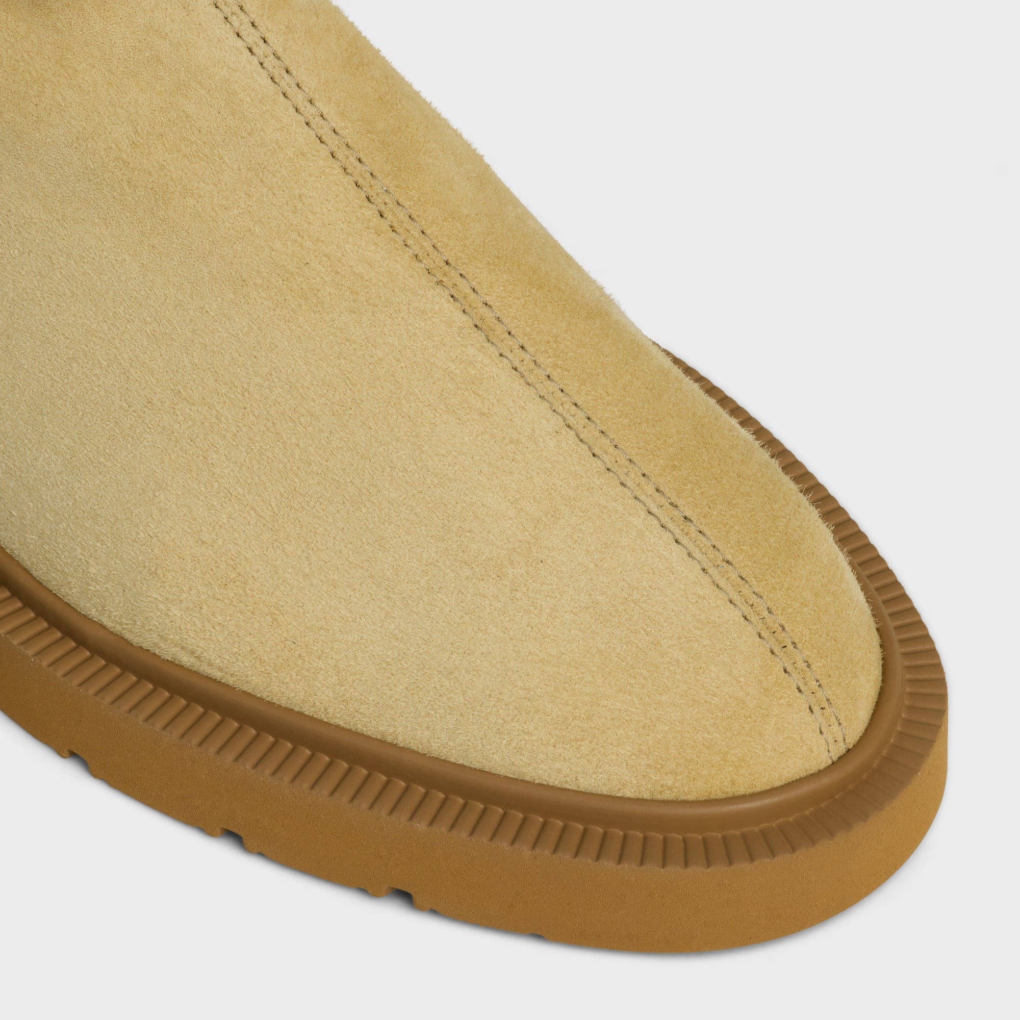 Celine Suede Stretch Leather Ankle Boots