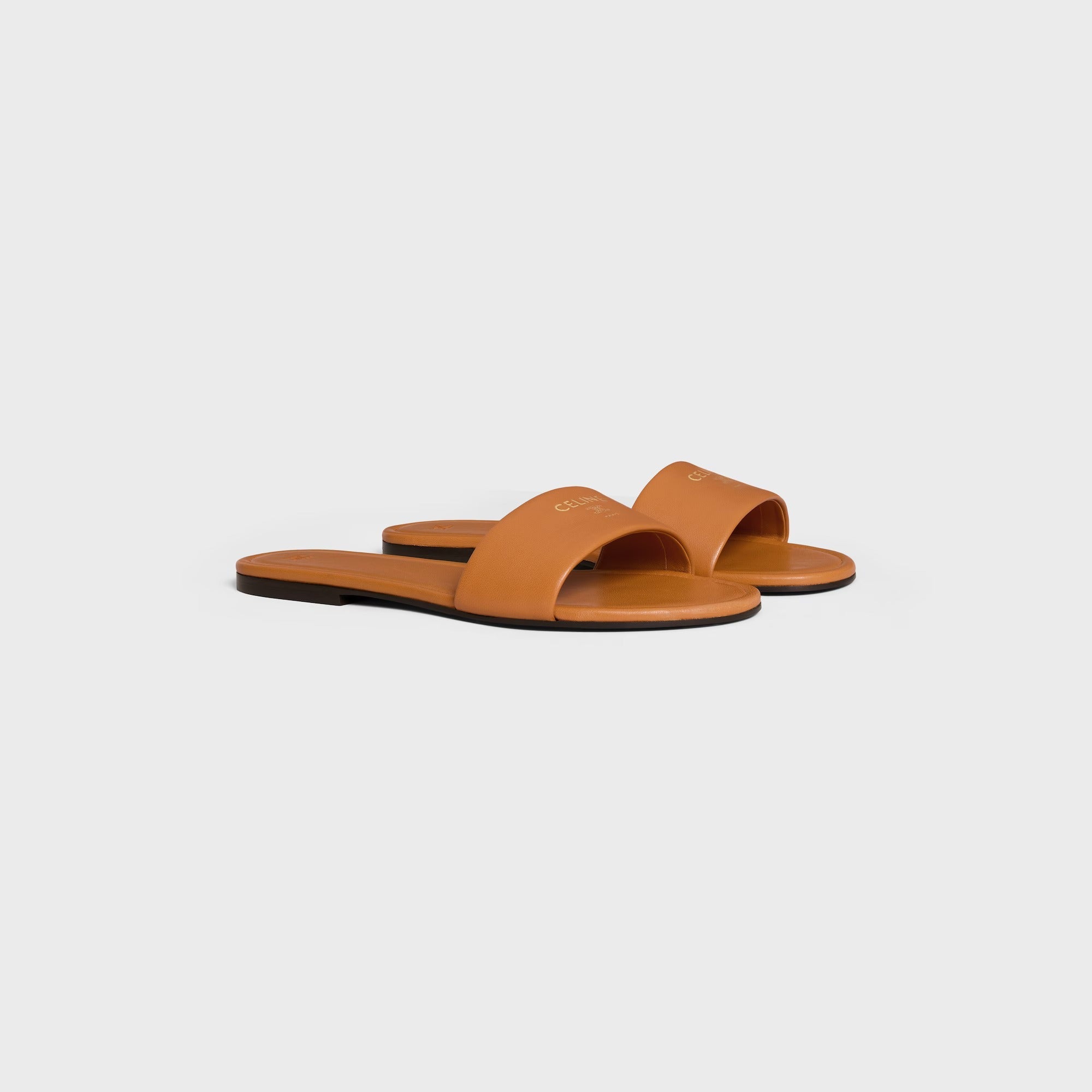 Celine Leather Sandals Mules