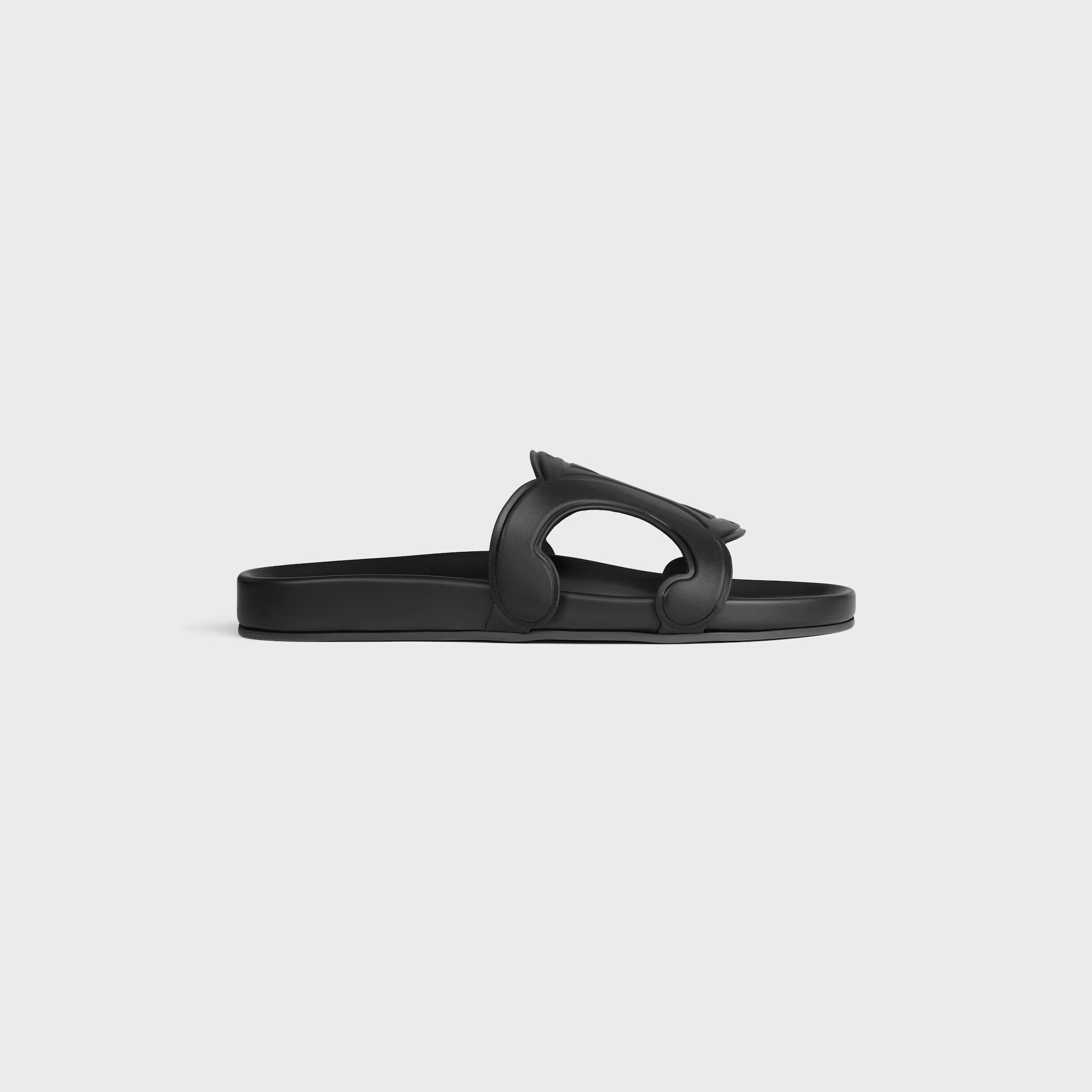 Celine Triomphe Leather Sandals