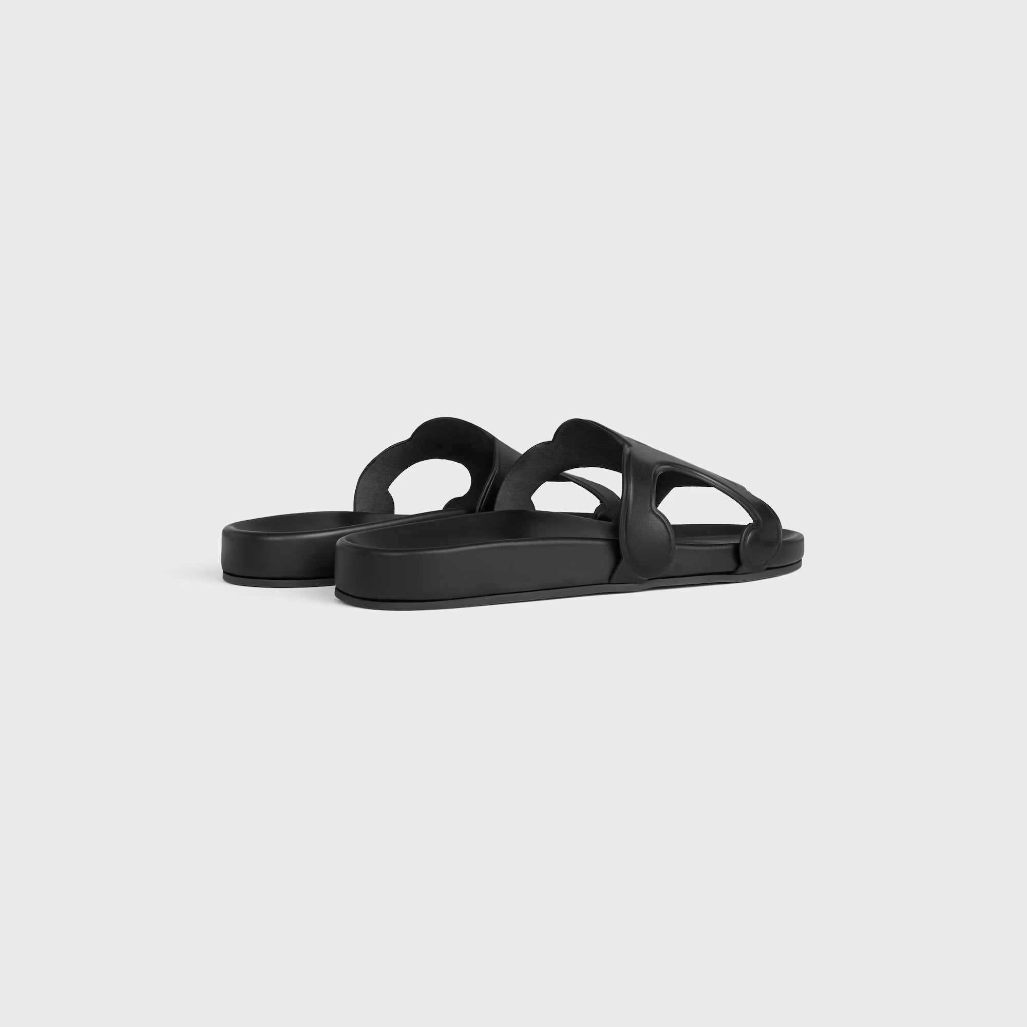 Celine Triomphe Leather Sandals