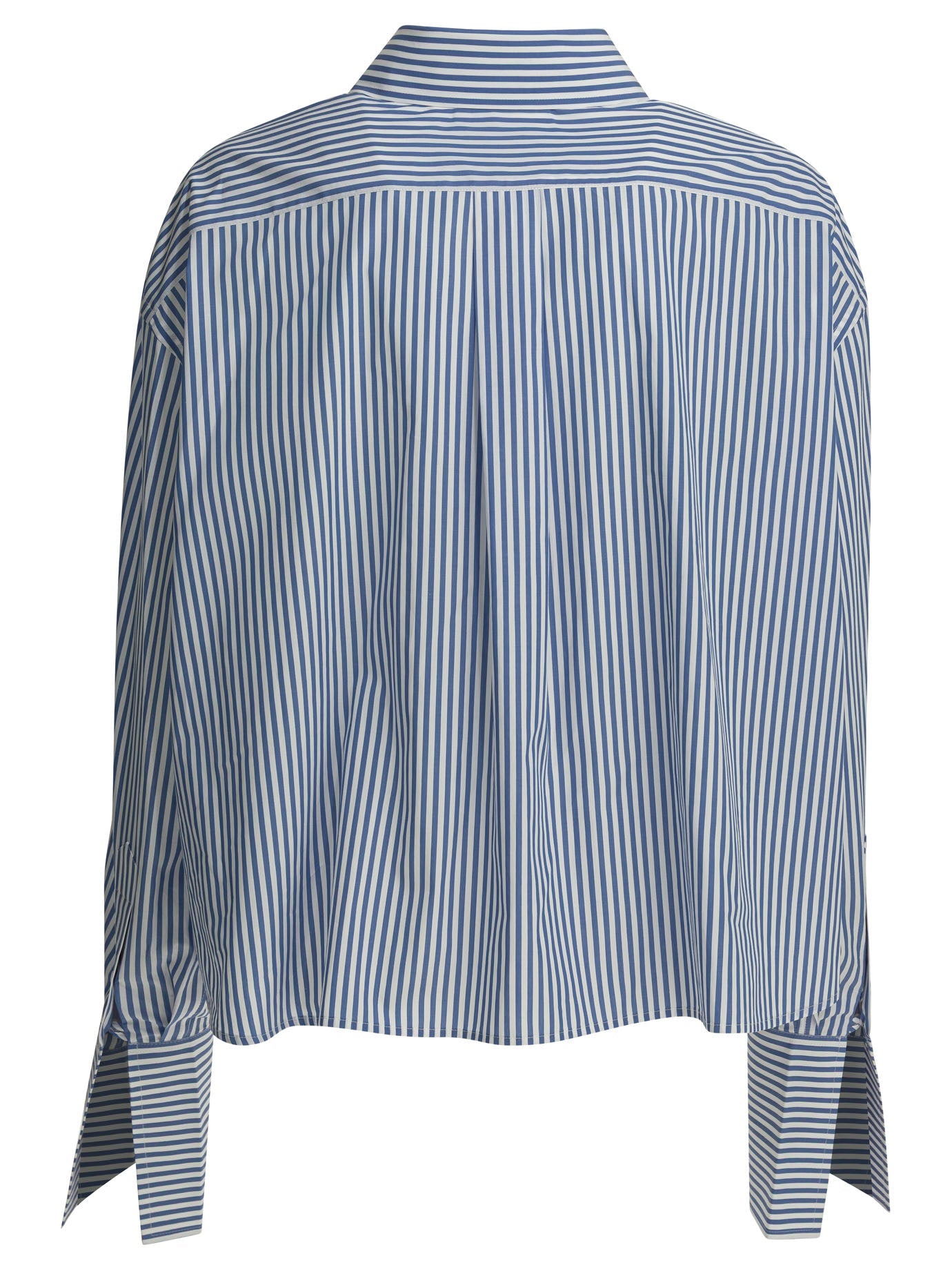 Celine Striped Cropped Shirt