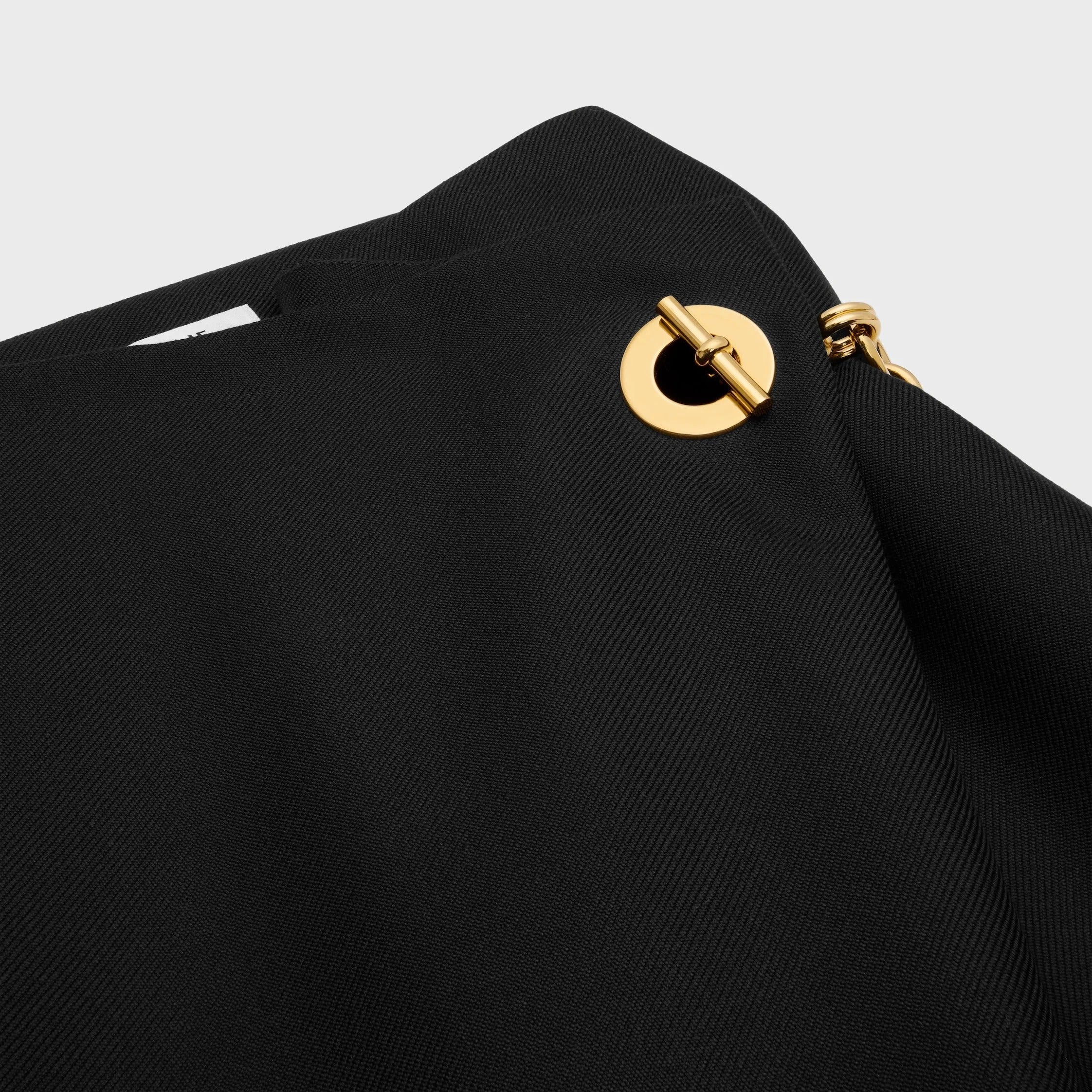 Celine Midi Skirt In Virgin Wool And Mohair