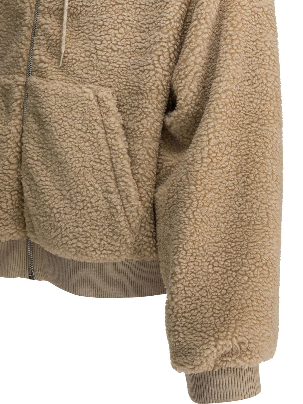 Celine Hooded Jacket In Polar Fleece