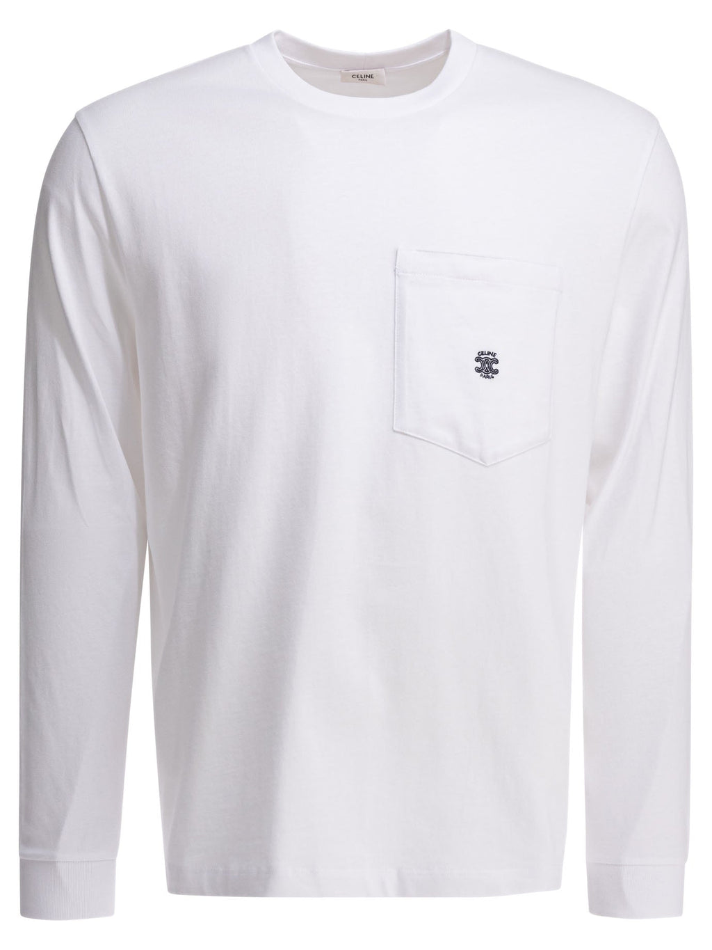 Celine Cotton Long Sleeves T-shirt