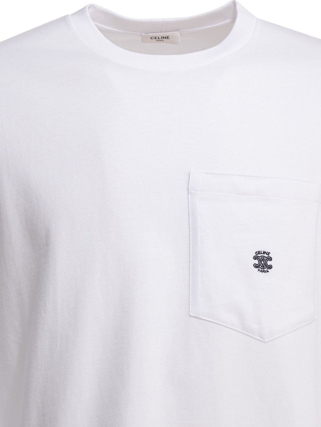 Celine Cotton Long Sleeves T-shirt