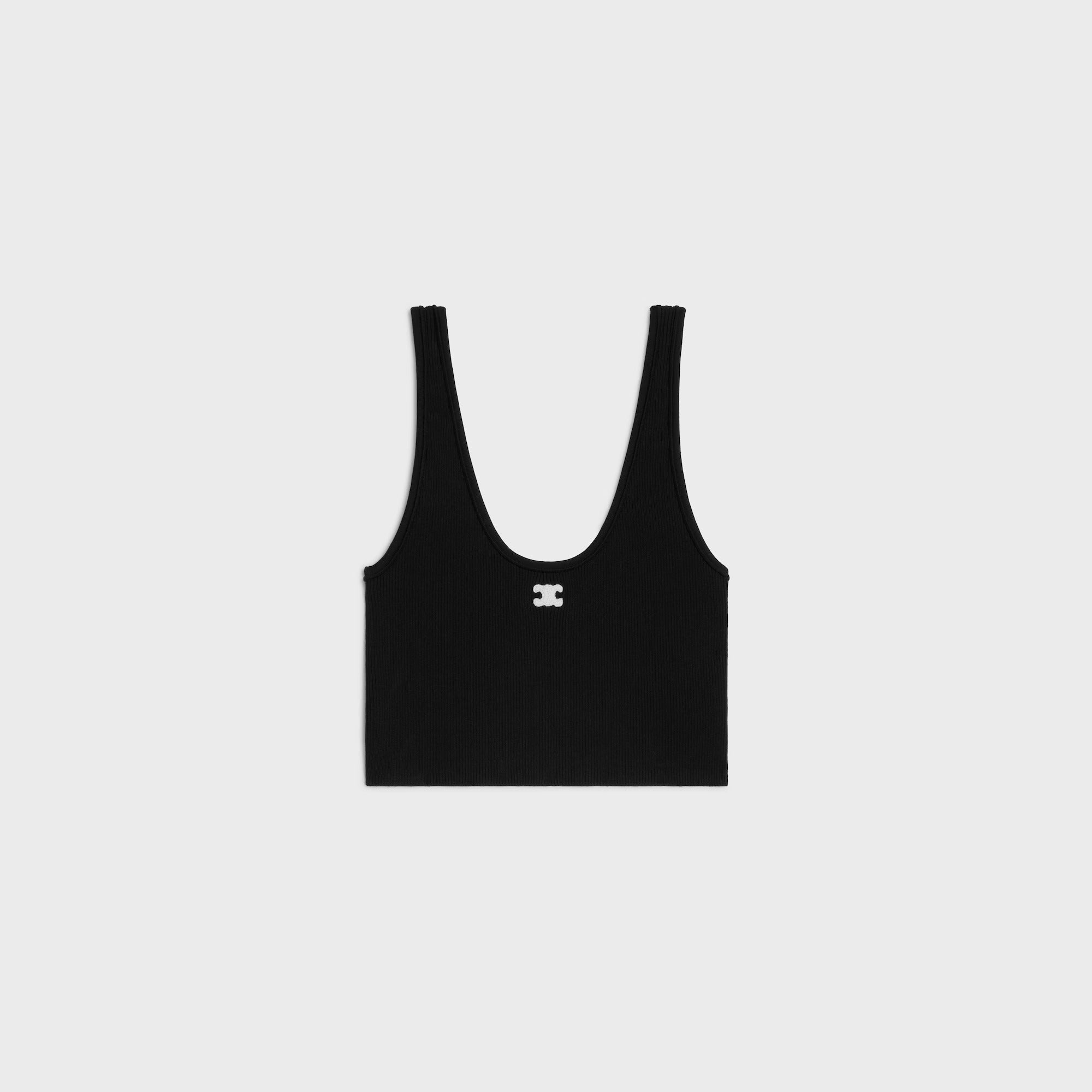Celine Triomphe Cotton Brassière