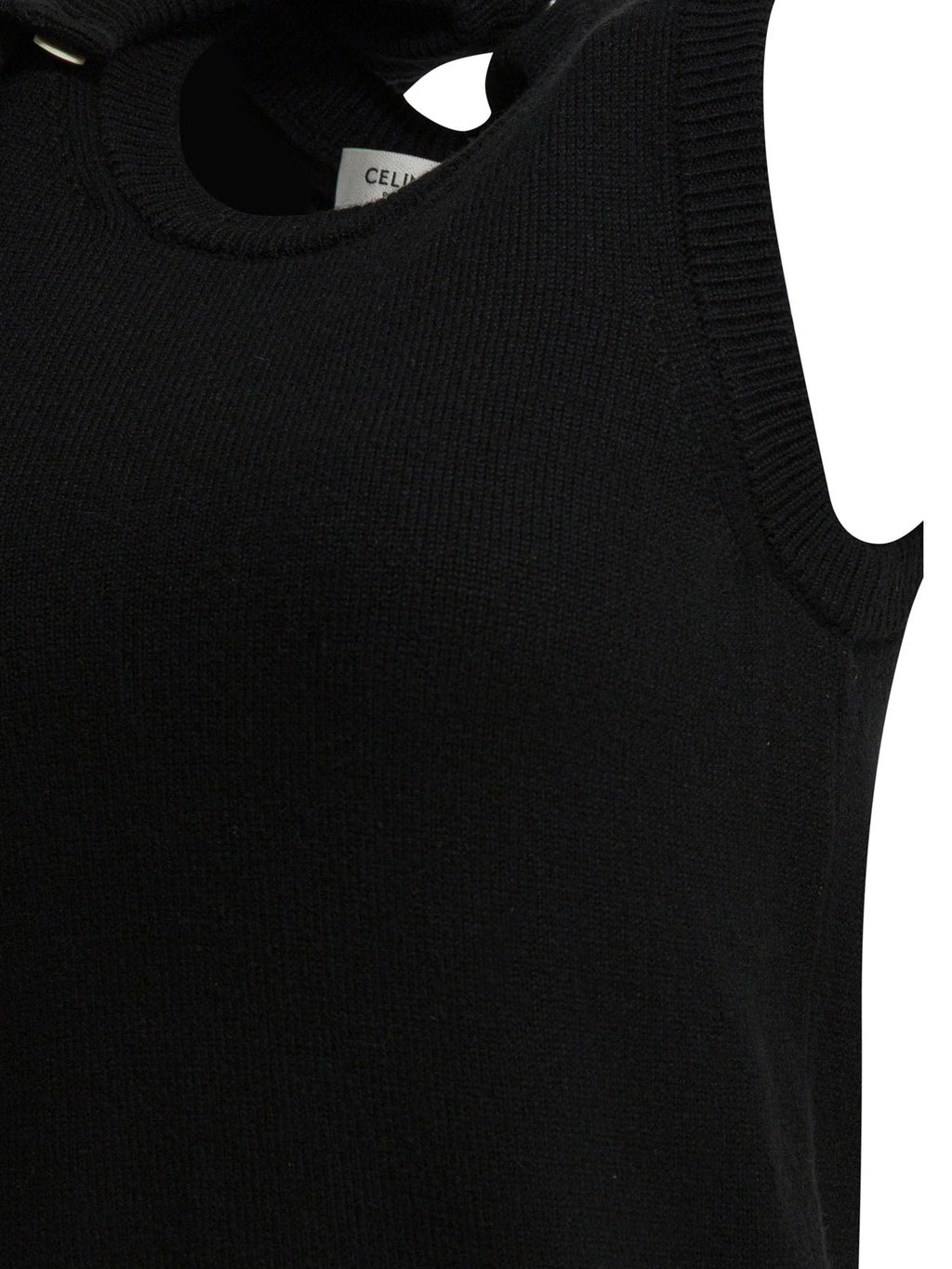 Celine Cashmere Cardigan With Tank Top