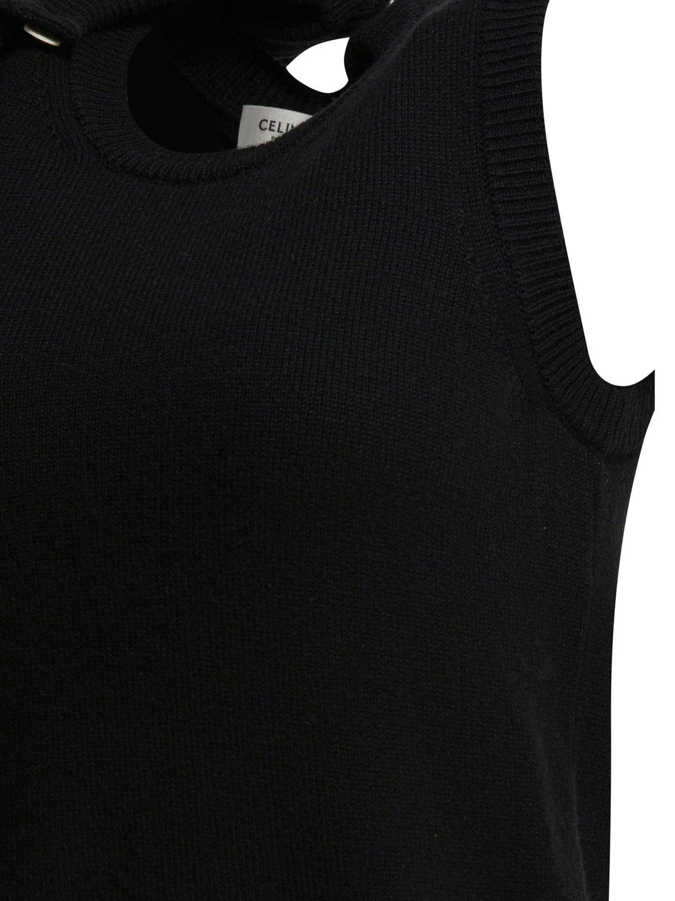 Celine Cashmere Cardigan With Tank Top