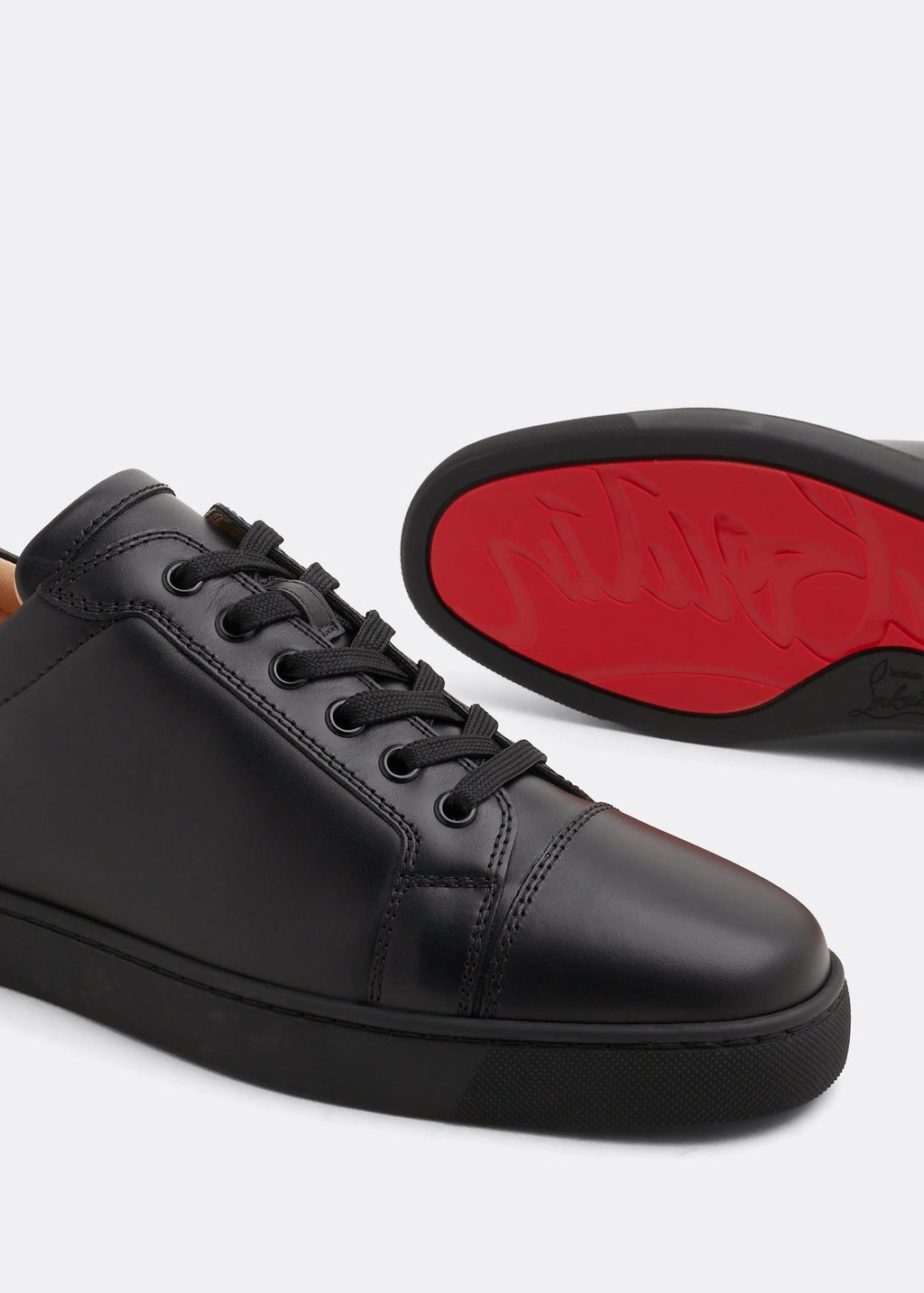 Christian Louboutin "louis Junior" Leather Sneakers