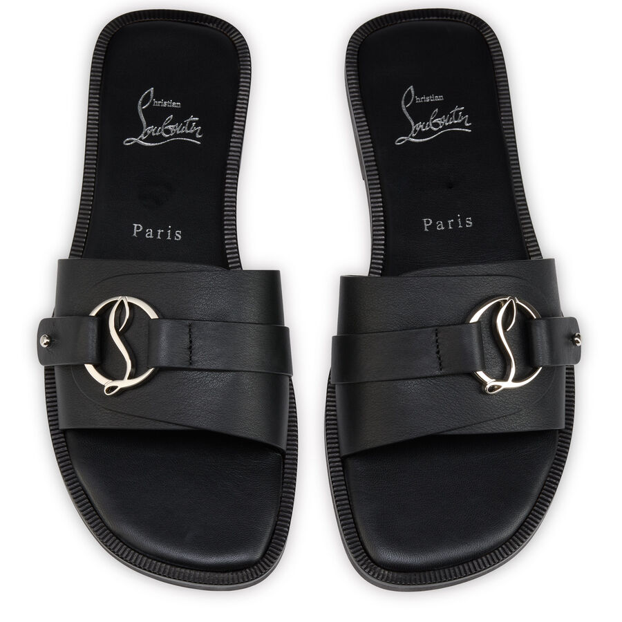 Christian Louboutin "her In Rome" Slides Sandals