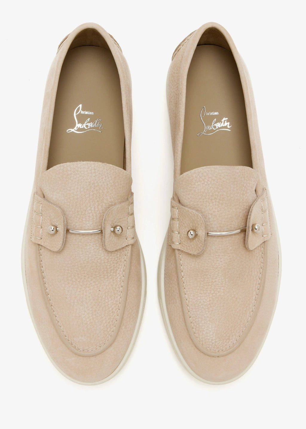 Christian Louboutin "champilibot" Suede Loafers