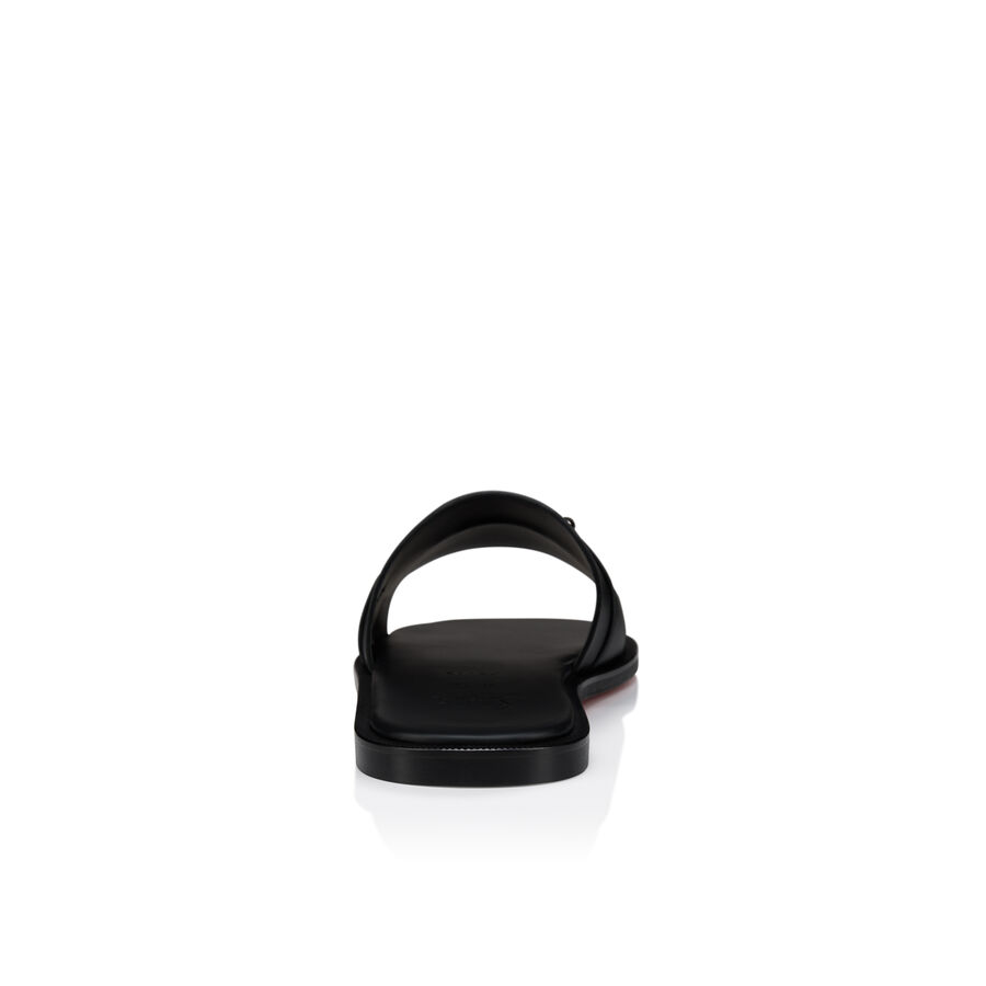 Christian Louboutin "chambelimuly" Mules Flat In Leather