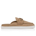 Christian Louboutin "chanme" Suede Sabot Sandals