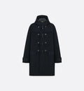 Dior "dior Icons" Long Coat In Virgin Wool
