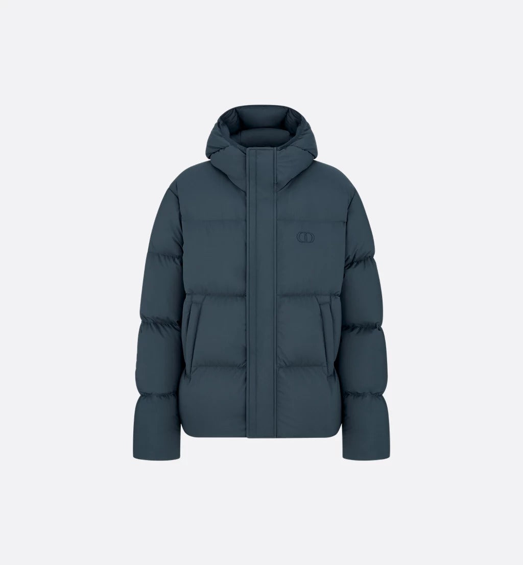 Dior "cd Icon" Quilted Hooded Down Jacket