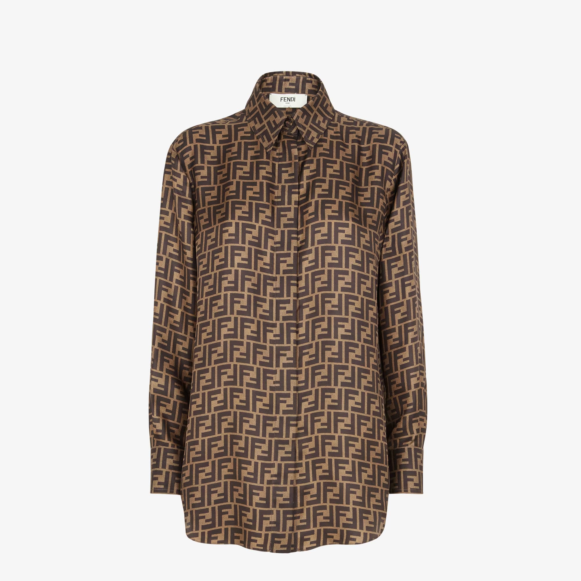 Fendi Silk Ff Shirt