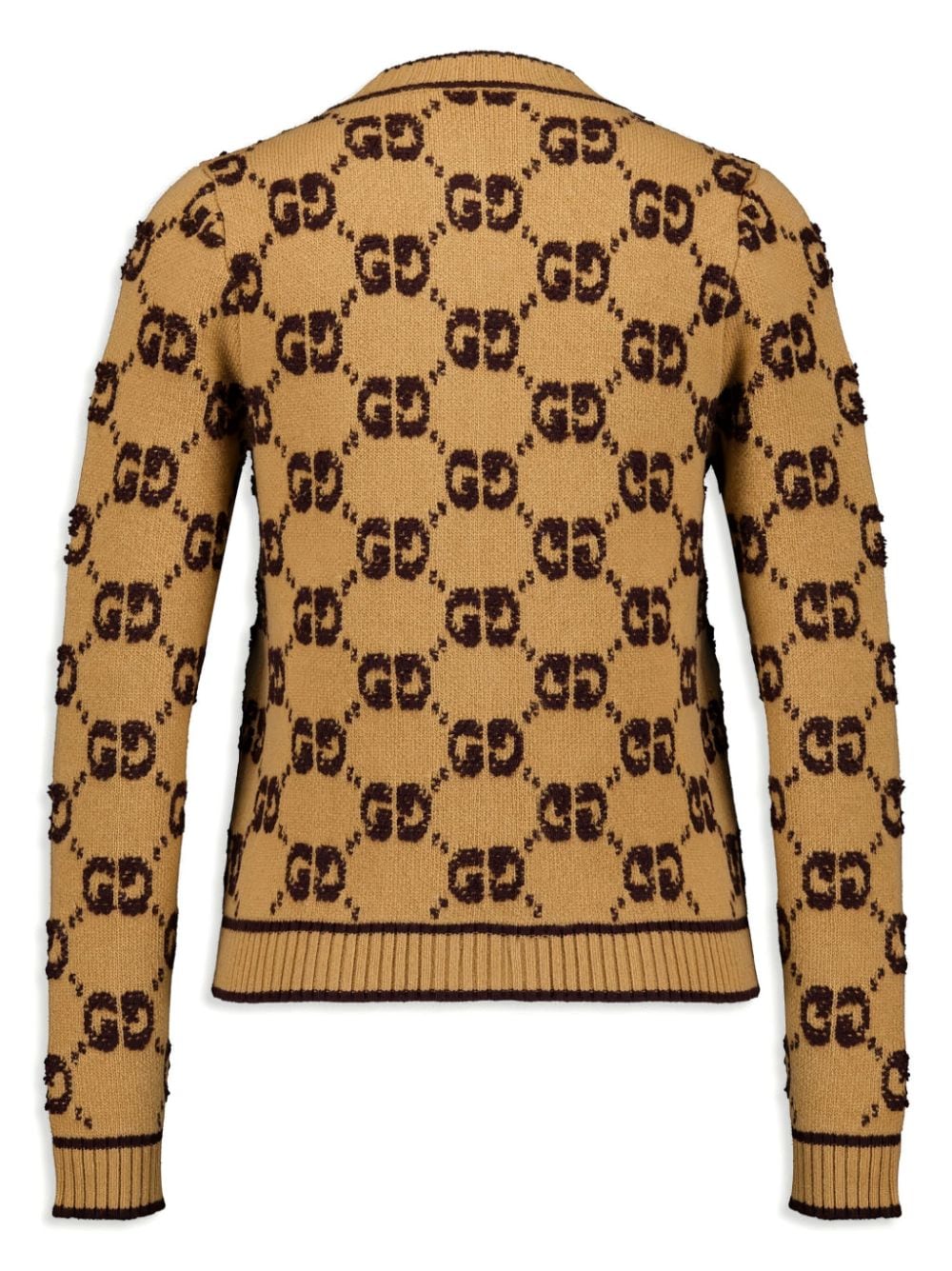 Gucci Wool Cardigan With Gg Motif
