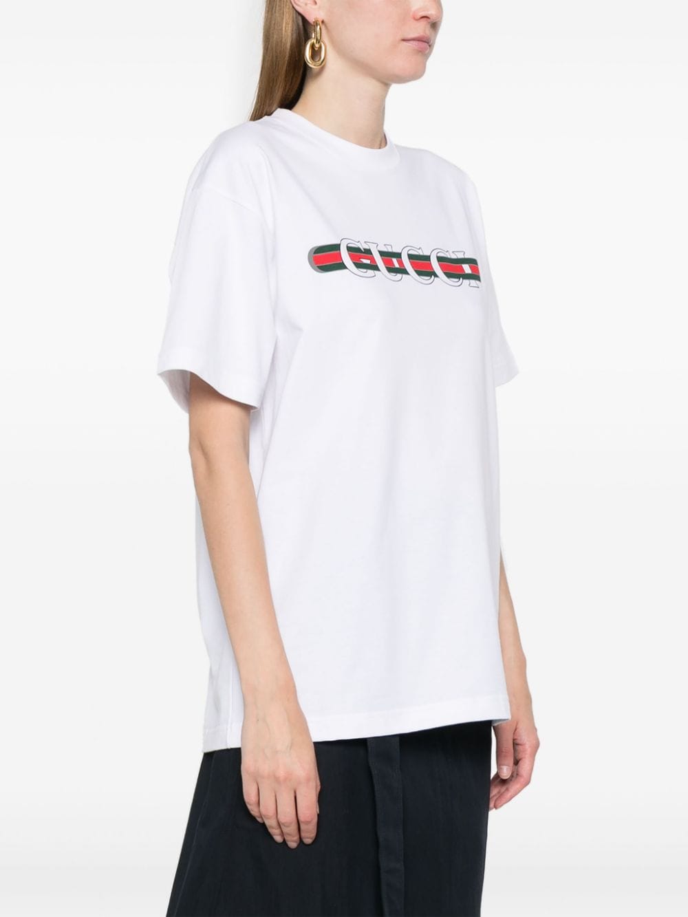 Gucci T-shirt In Cotton Jersey With Logo