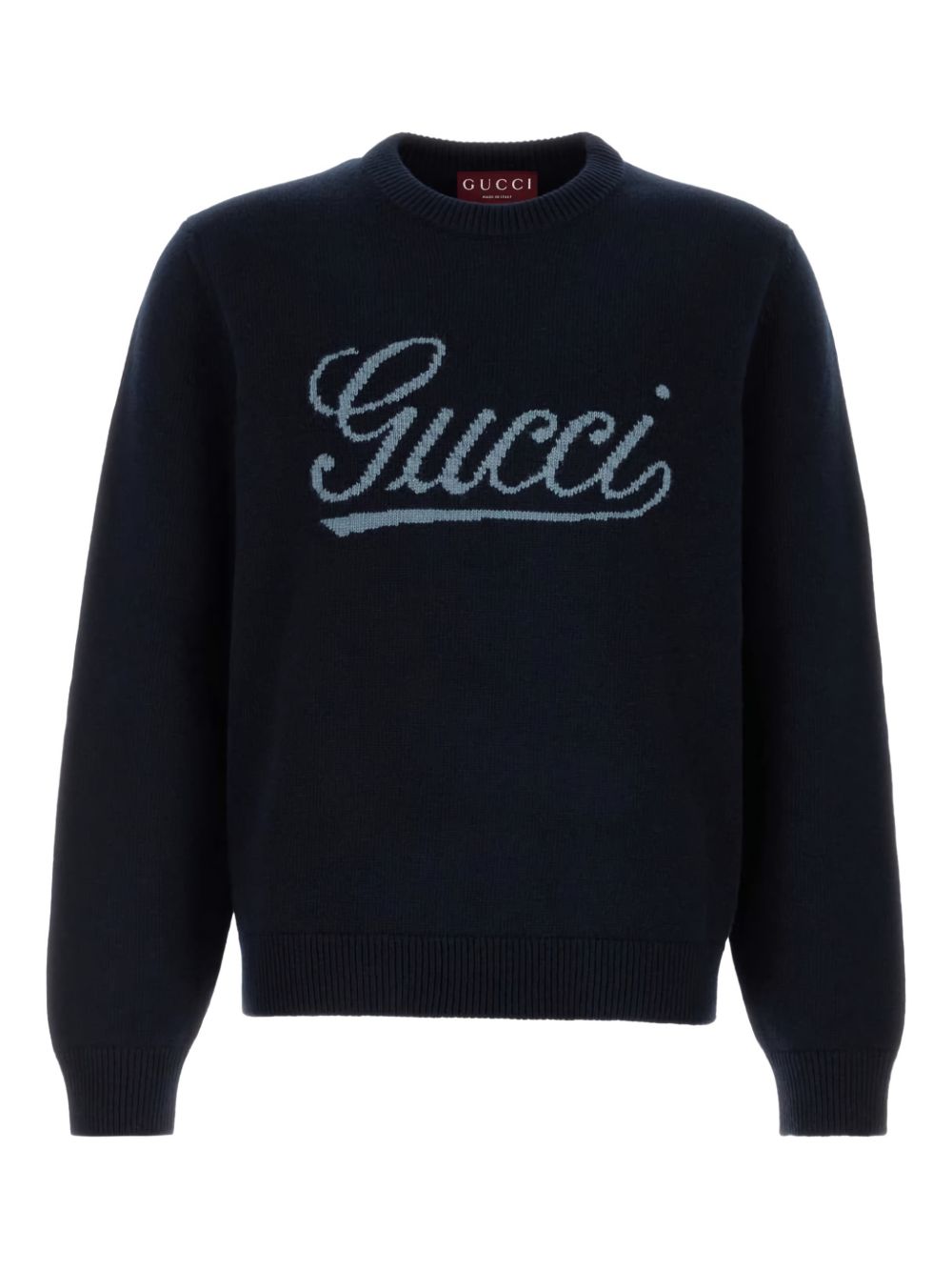 Gucci Crewneck Knitwear In Wool With Logo
