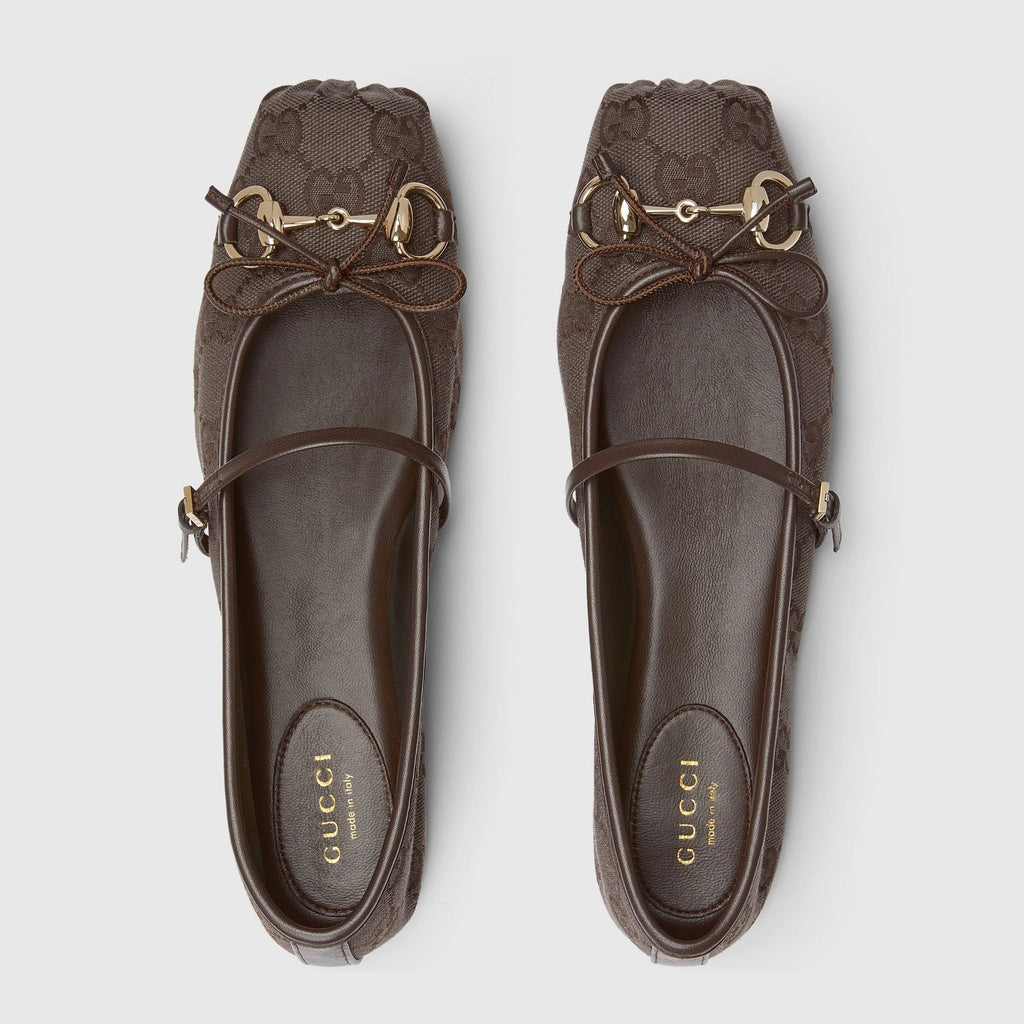 Gucci "gucci Horsebit" Ballet Flats