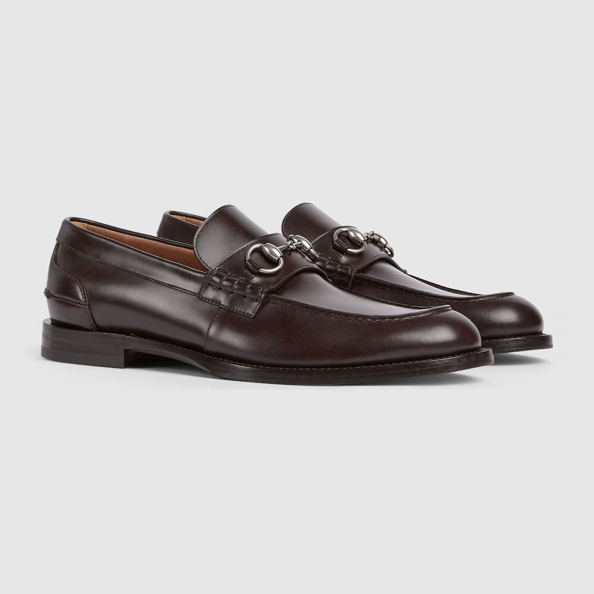 Gucci Leather Loafers With Horsebit