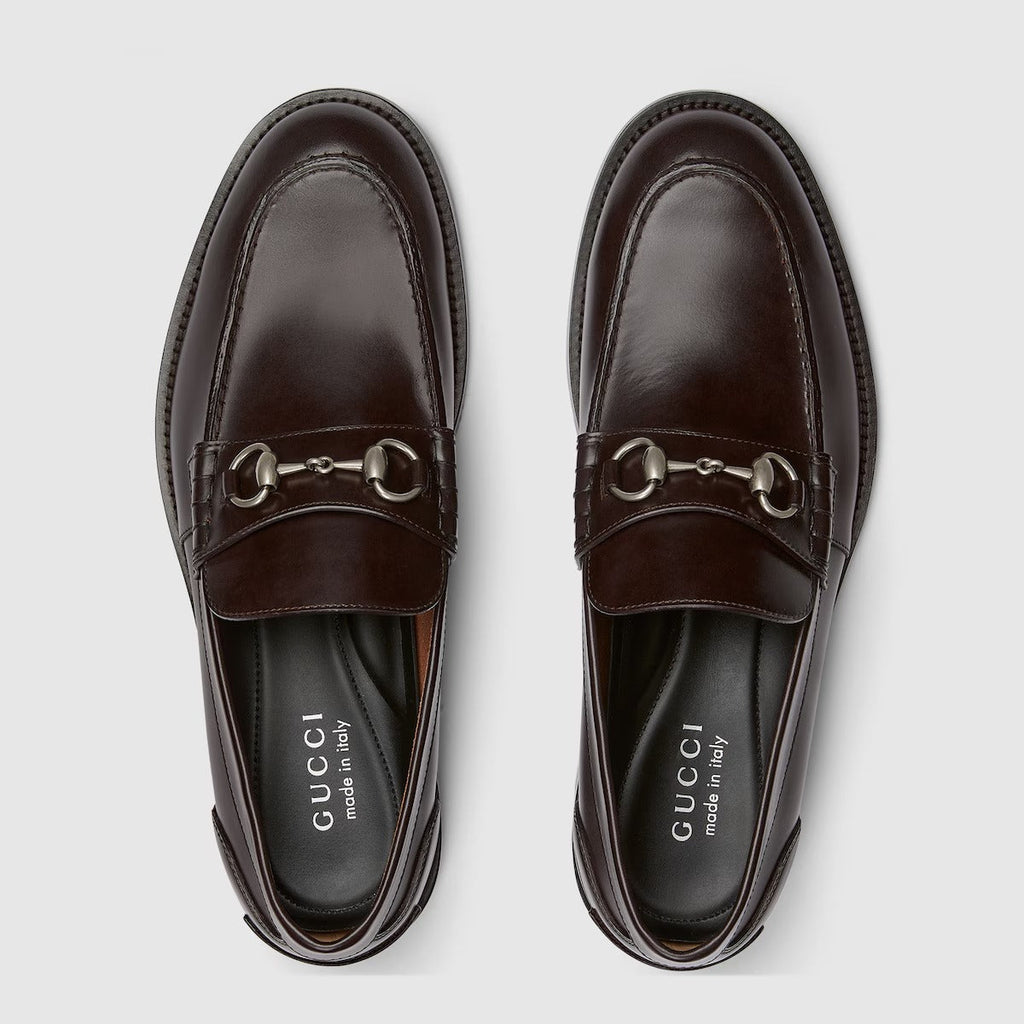 Gucci Leather Loafers With Horsebit