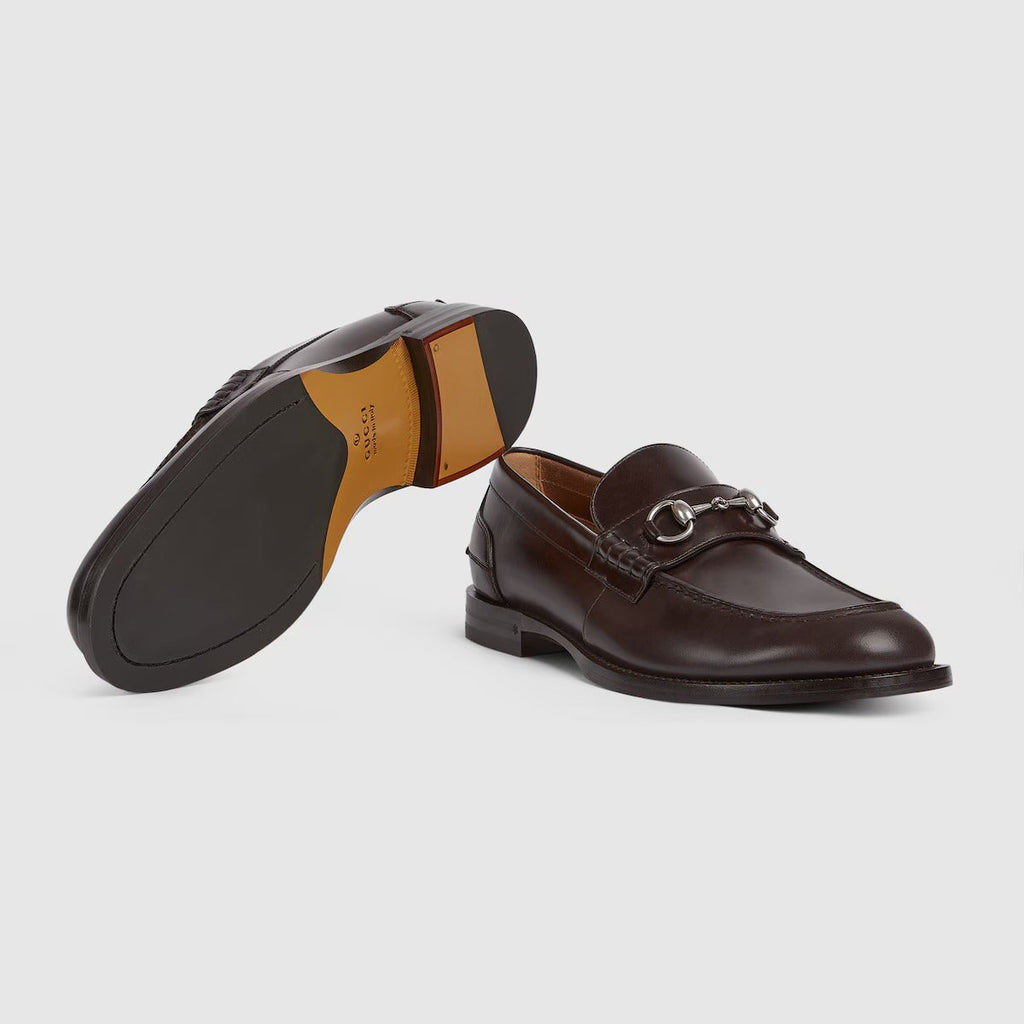 Gucci Leather Loafers With Horsebit