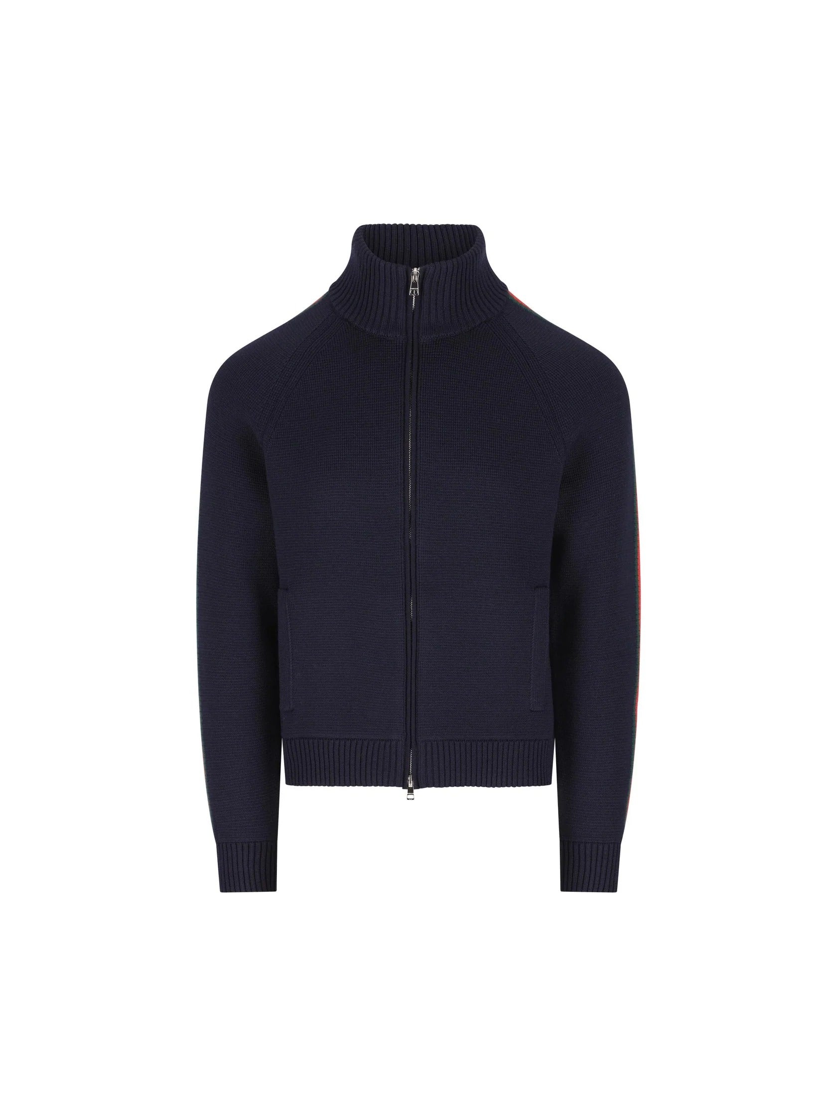 Gucci Zippered Knitwear In Wool