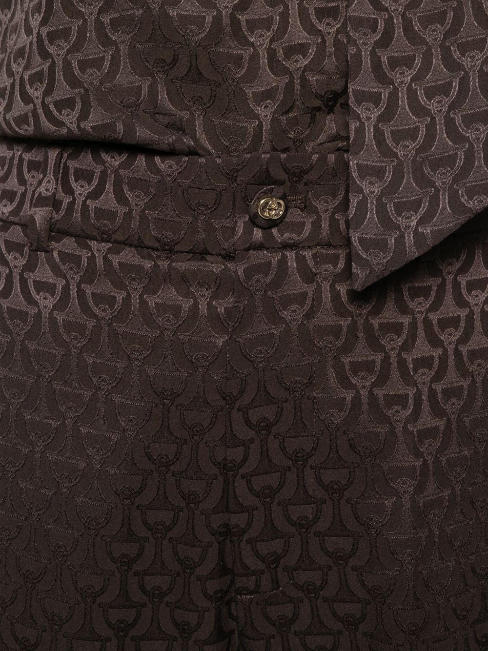 Gucci Horsebit Silk Pants