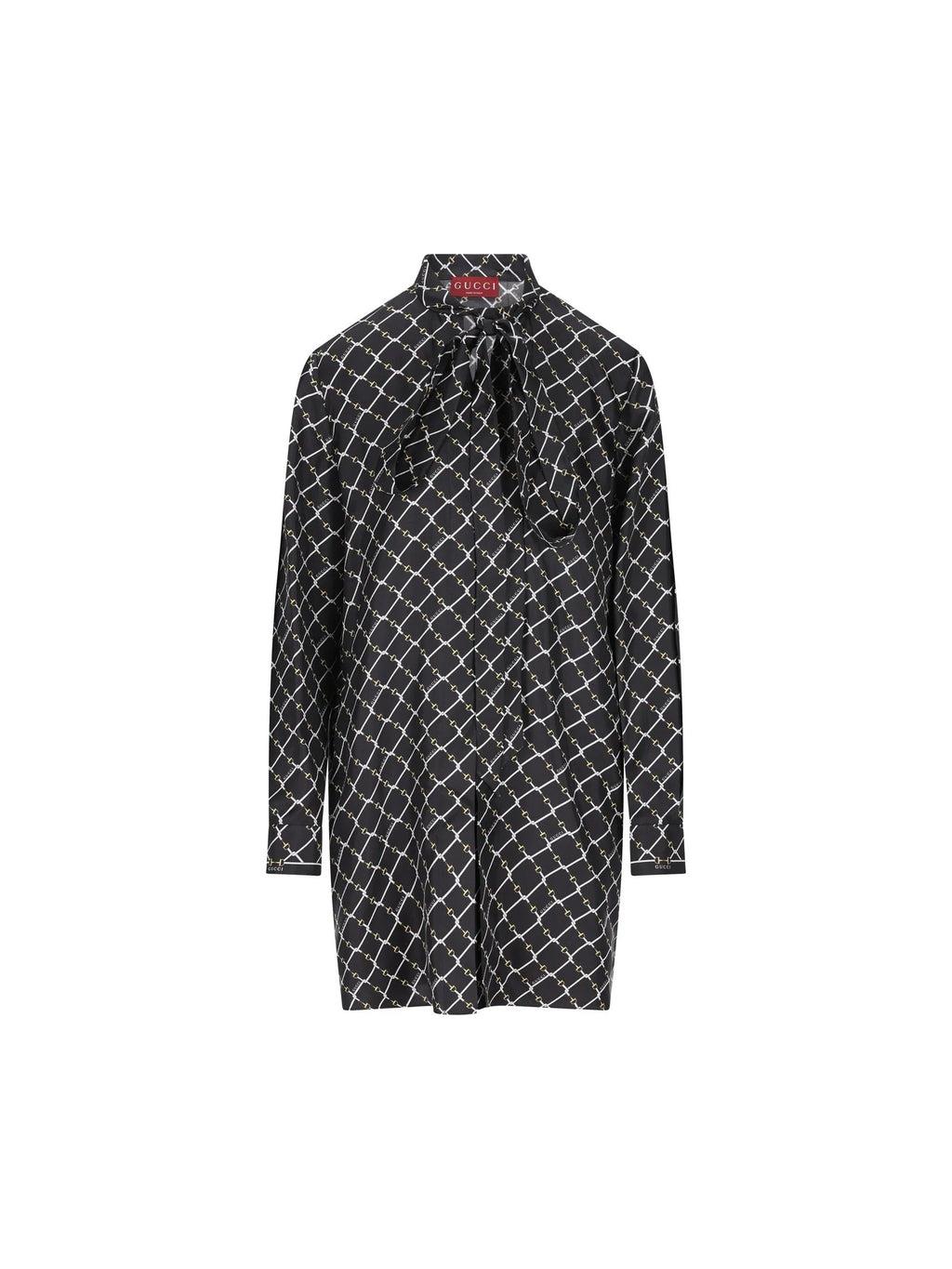 Gucci Silk Dress With Horsebit