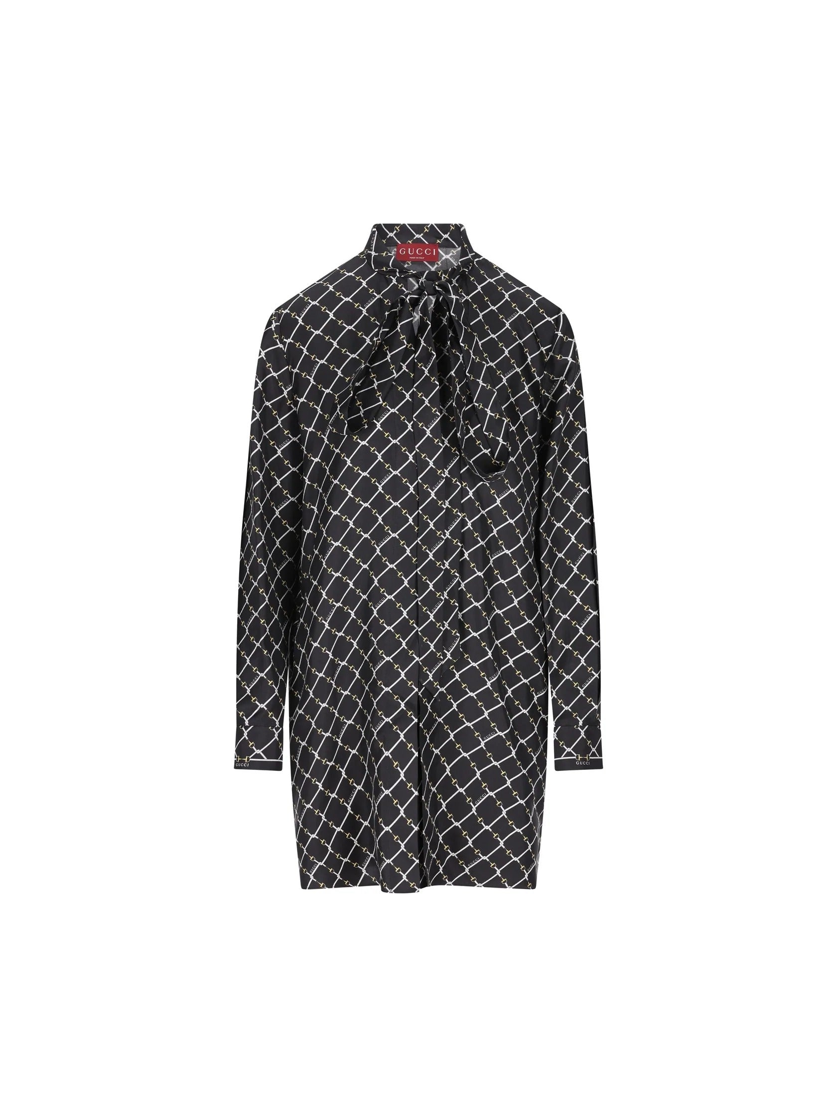Gucci Silk Dress With Horsebit