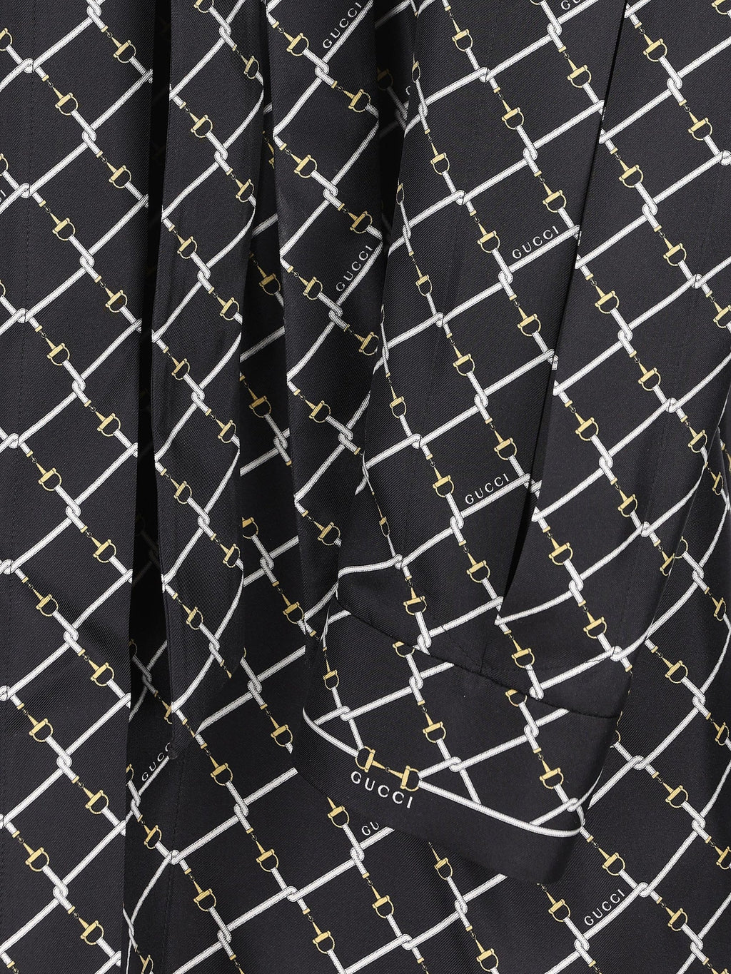 Gucci Silk Dress With Horsebit