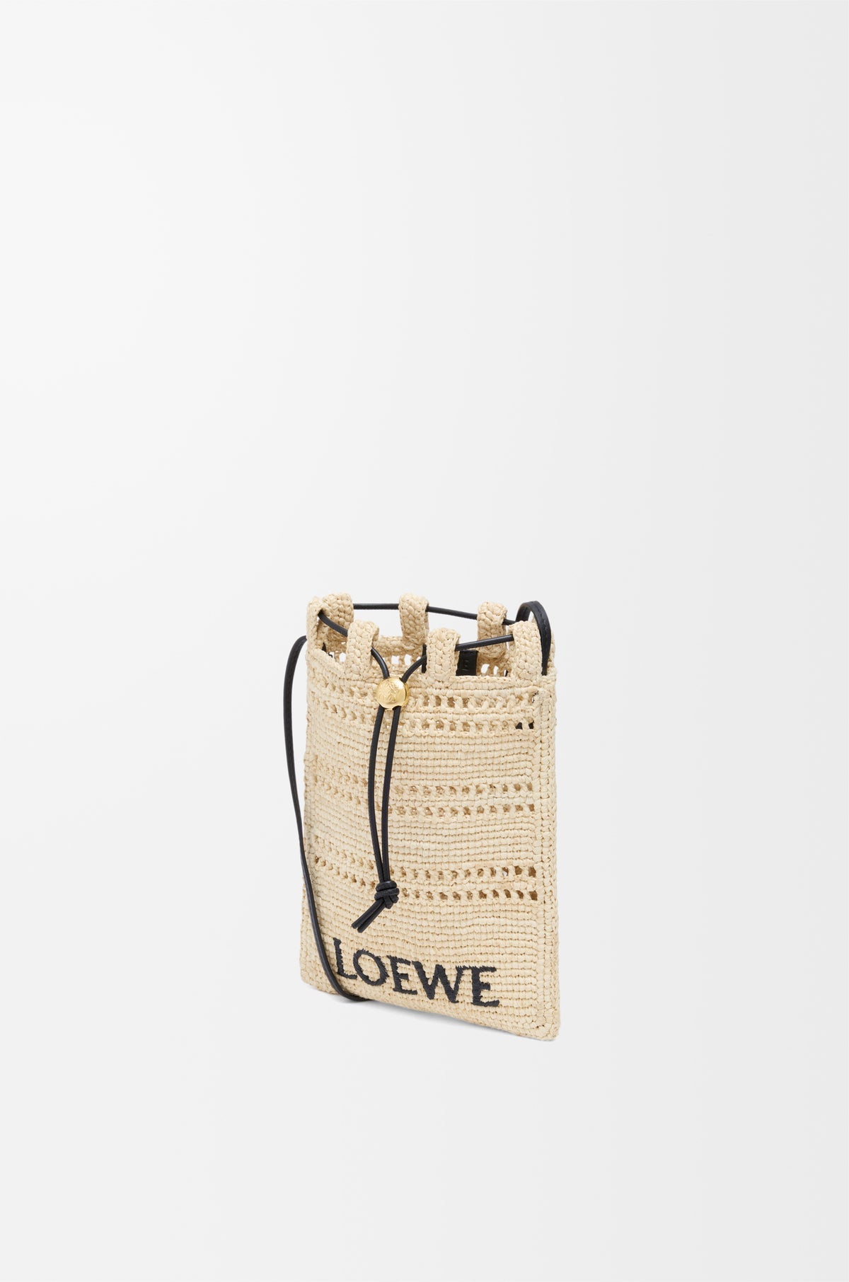 Loewe Mini Crossbody Bag In Rafia