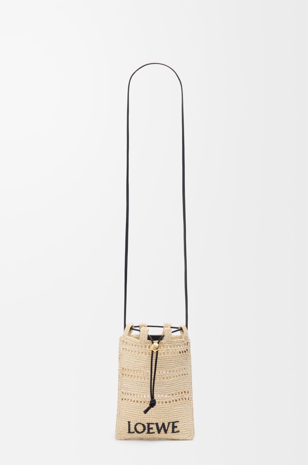 Loewe Mini Crossbody Bag In Rafia