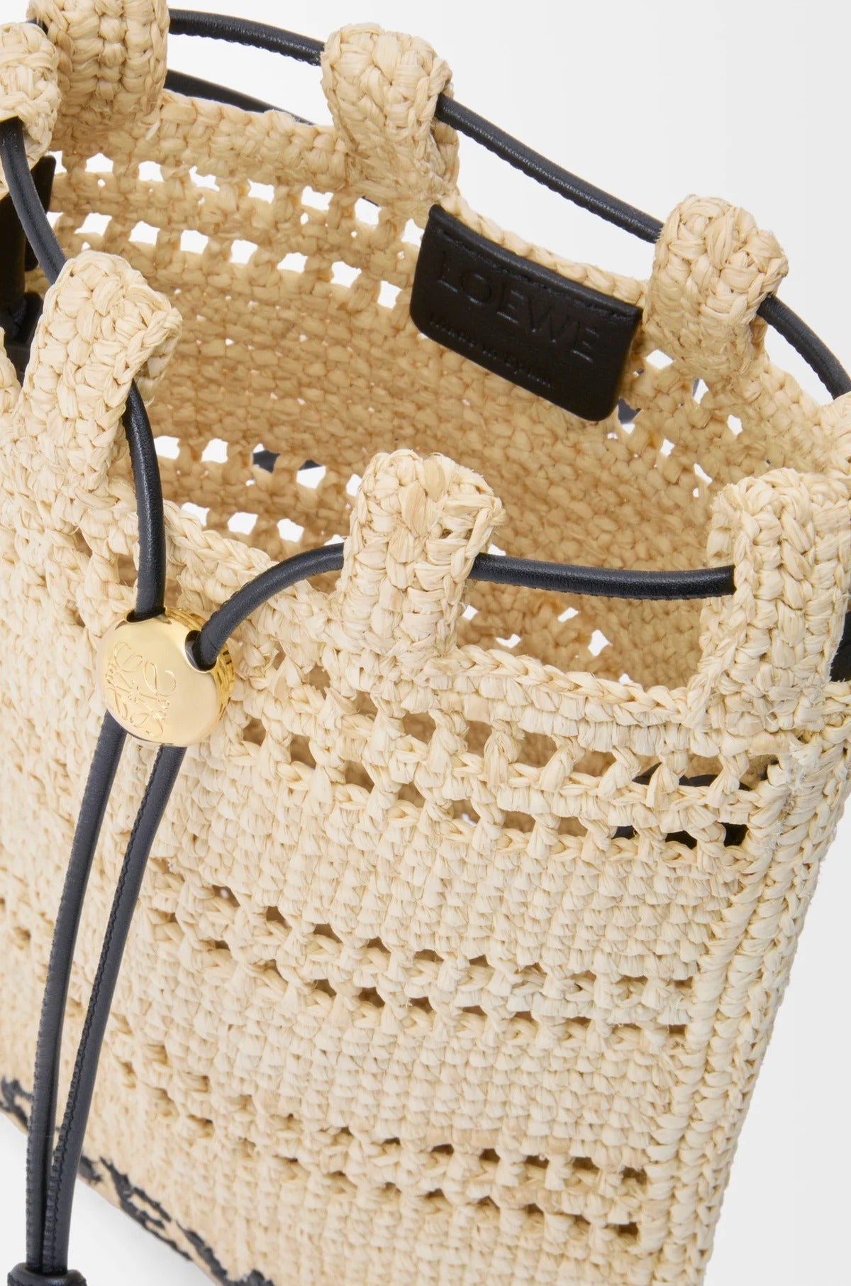 Loewe Mini Crossbody Bag In Rafia