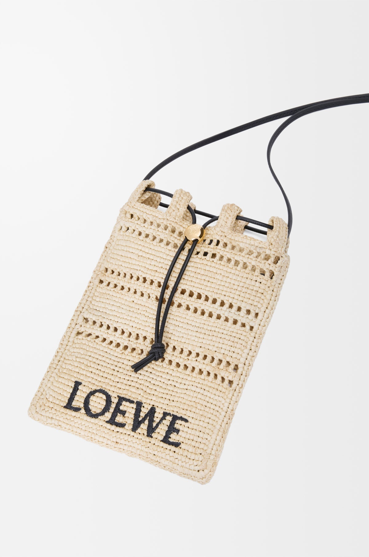 Loewe Mini Crossbody Bag In Rafia