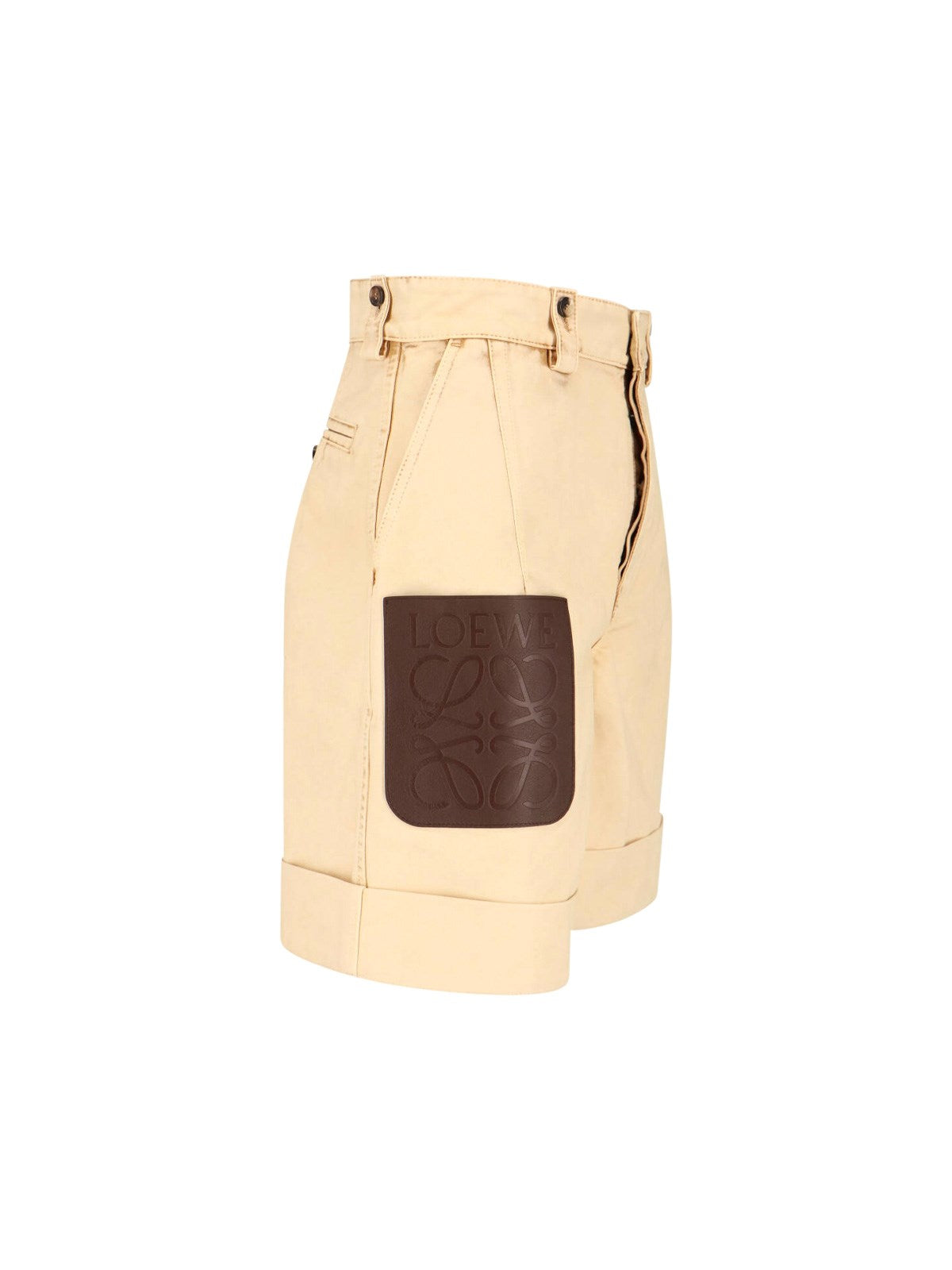 Loewe Anagram Cotton Shorts