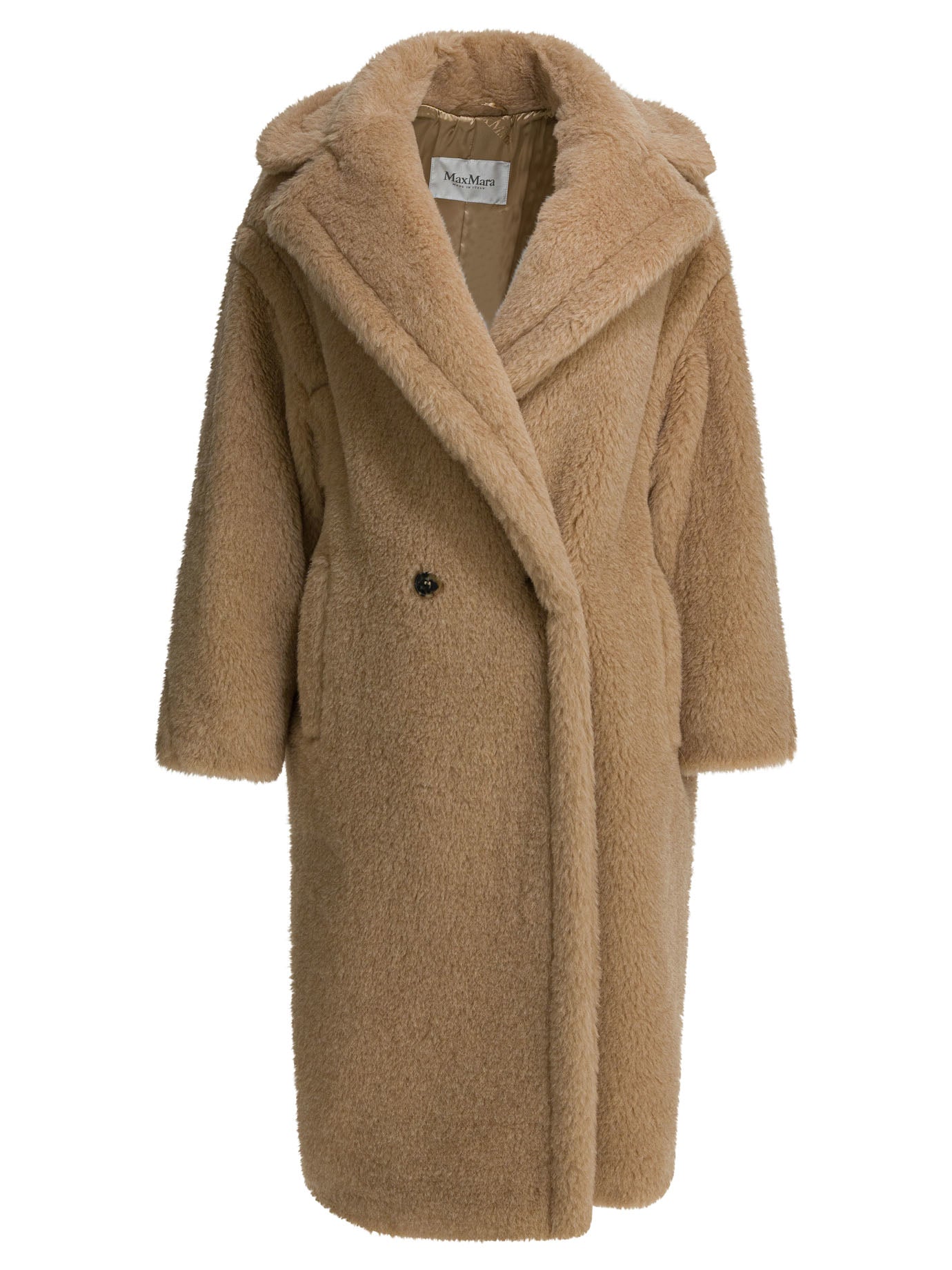 Max Mara "teddy Bear" Coat In Alpaca And Virgin Wool