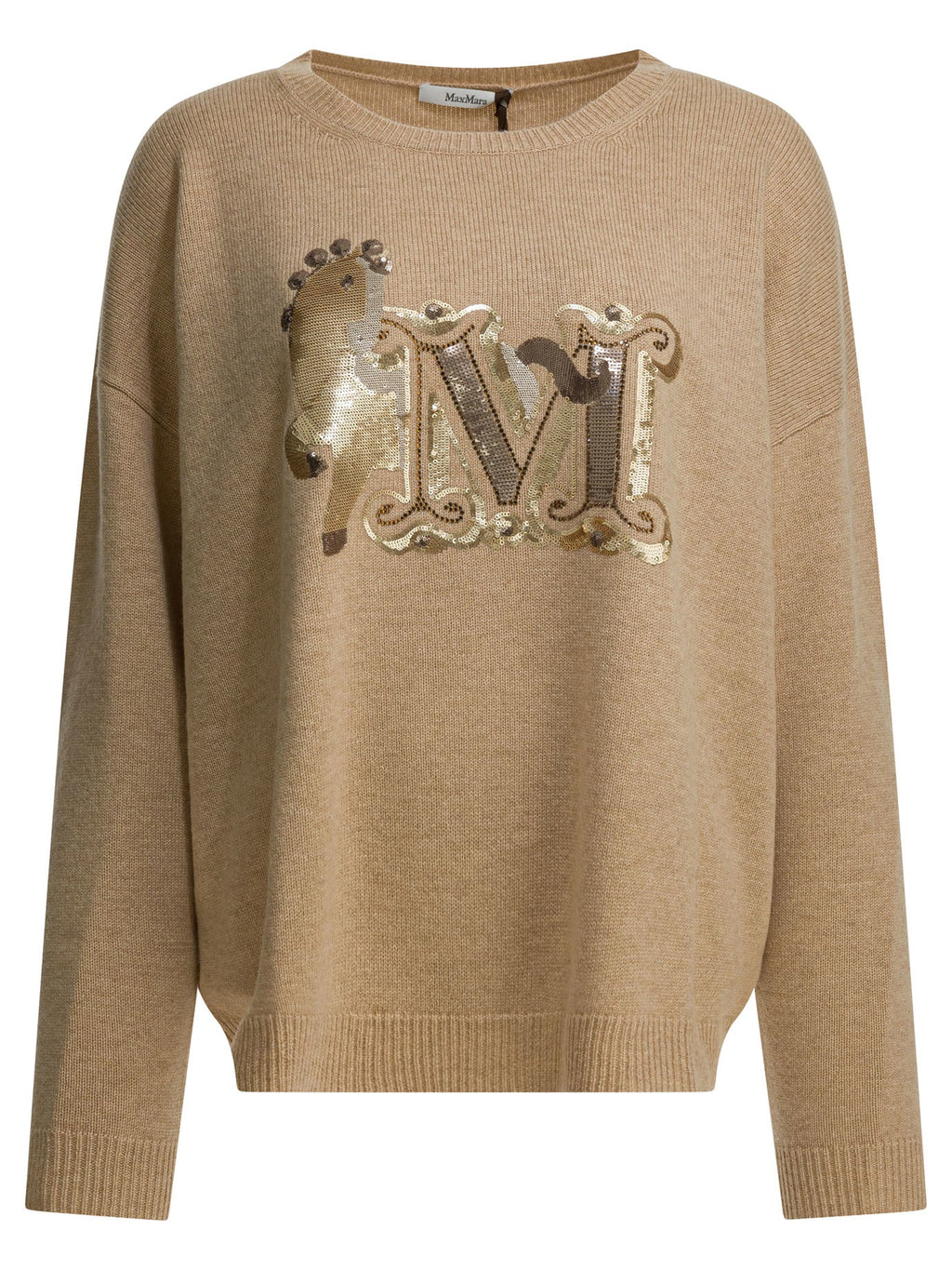 Max Mara Wool And Cashmere Crewneck Knitwear