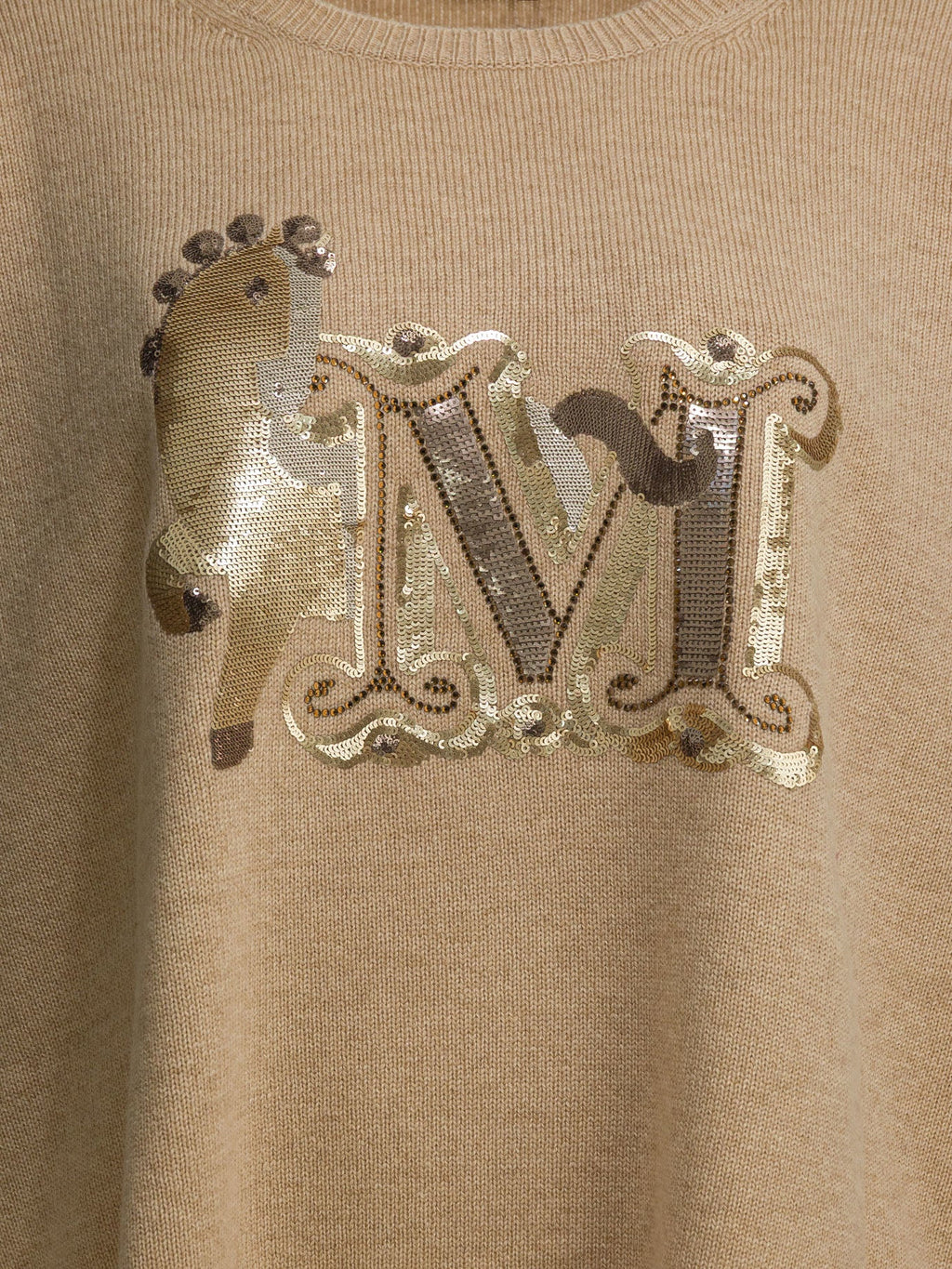 Max Mara Wool And Cashmere Crewneck Knitwear