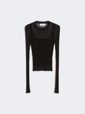 Max Mara Sportmax Trompe L'oeil Viscose Sweater