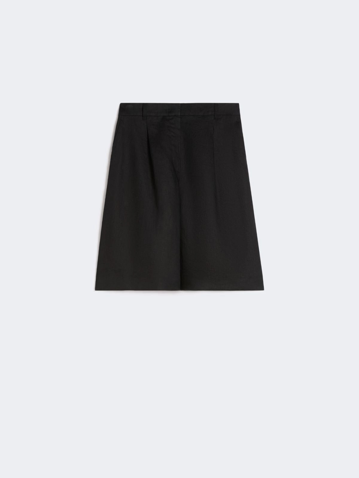Max Mara Studio Long Shorts In Linen