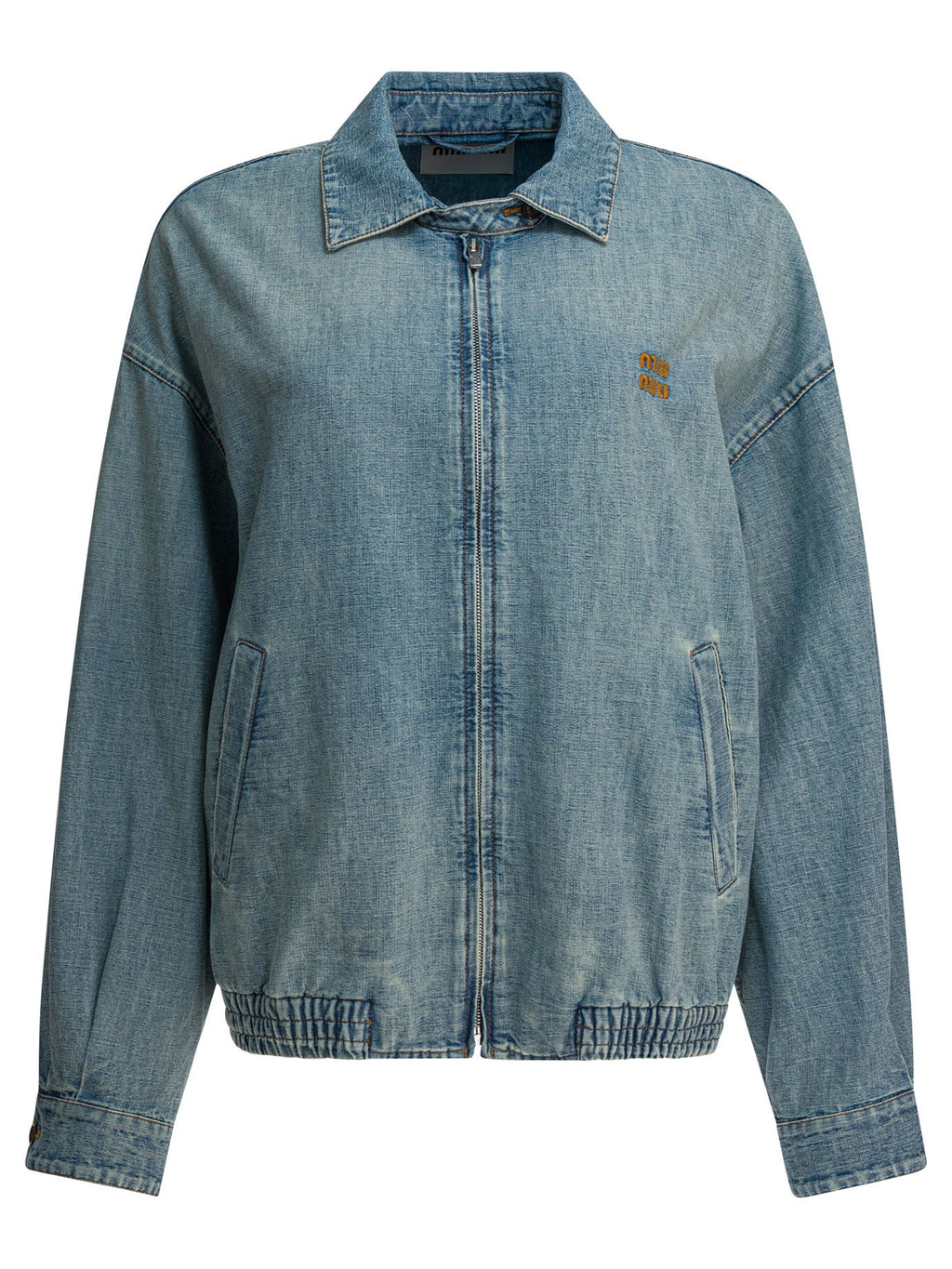 Miu Miu Zipped Denim Jacket
