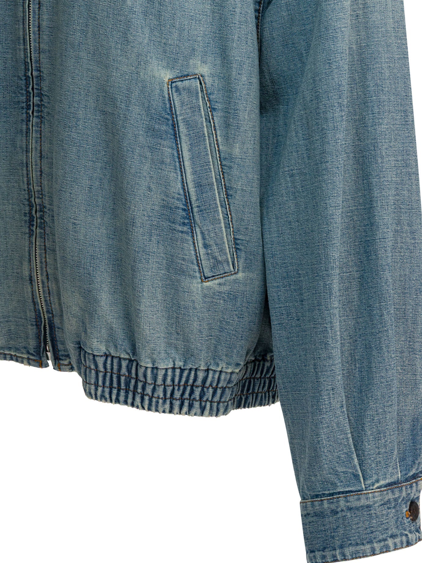 Miu Miu Zipped Denim Jacket