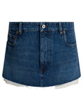 Miu Miu Denim Mini Skirt