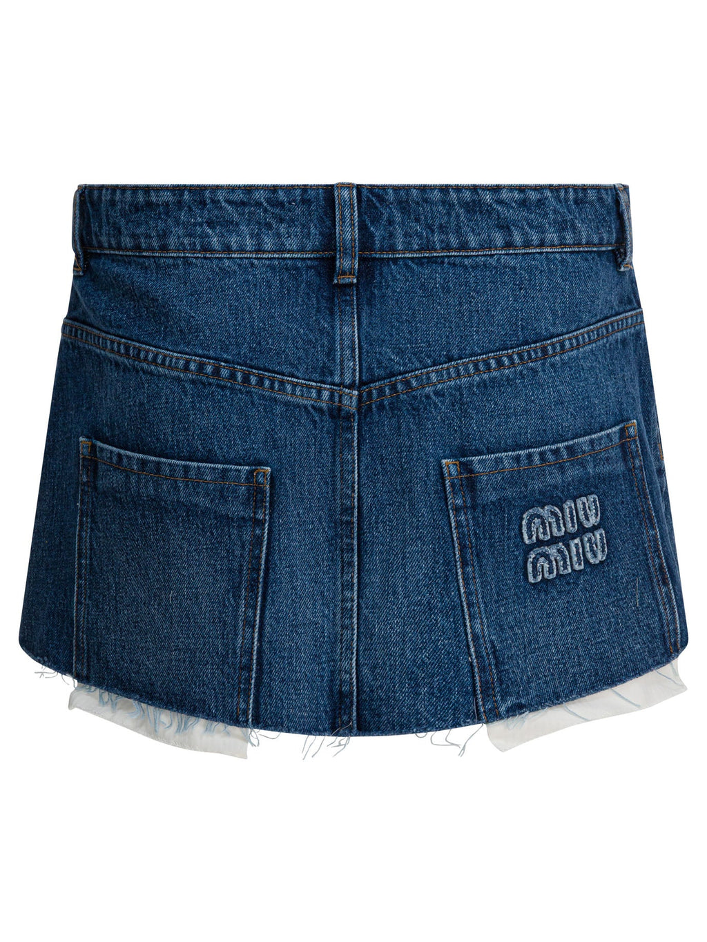 Miu Miu Denim Mini Skirt